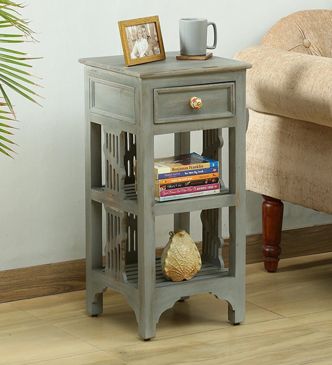 Buy Amory End Table In Rustic Grey Finishamberville Online Within Rustic Gray End Tables (Gallery 8 of 20)