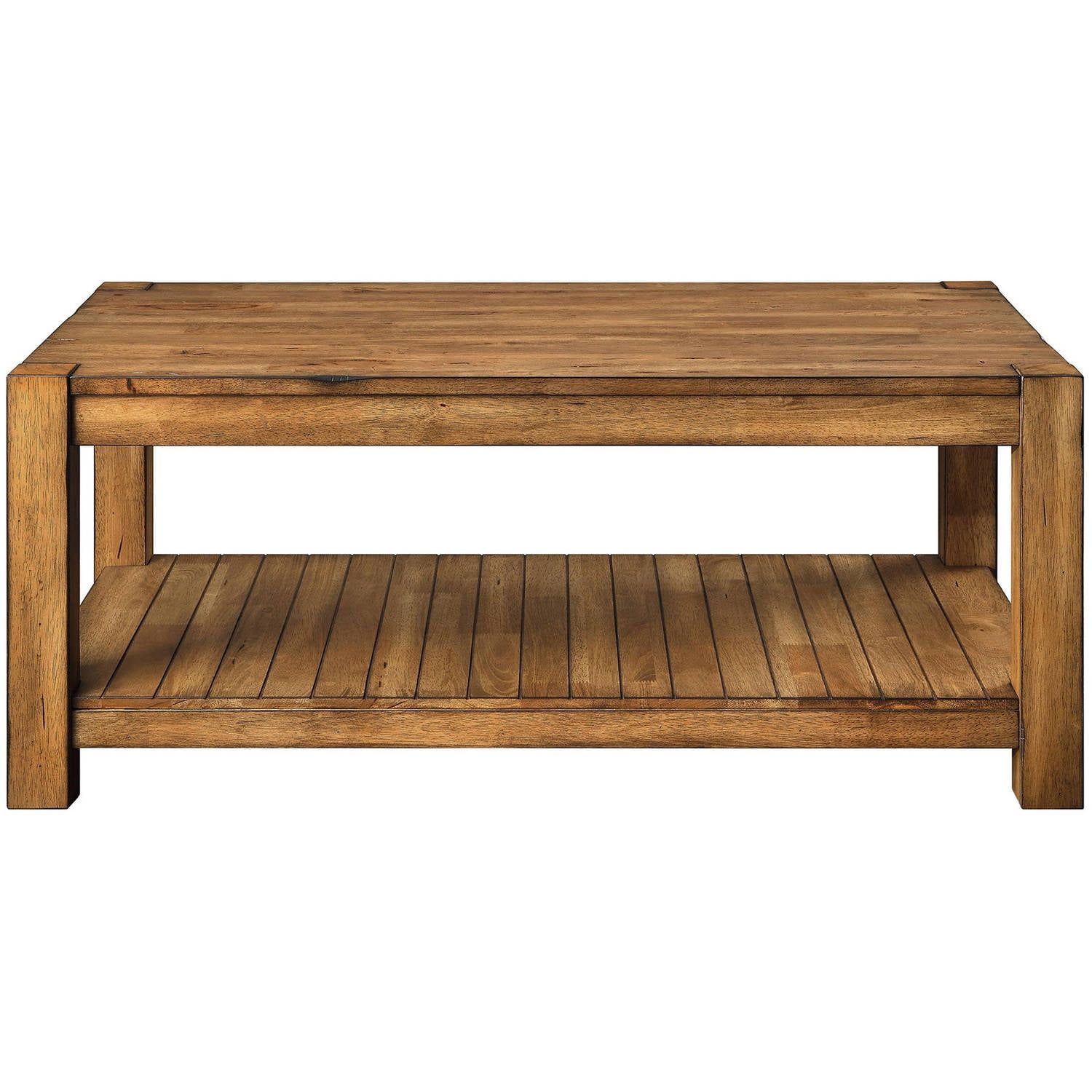 Buy Better Homes & Gardens Bryant Solid Wood Coffee Table, Rustic Maple Within Brown Rustic Coffee Tables (Gallery 10 of 20)