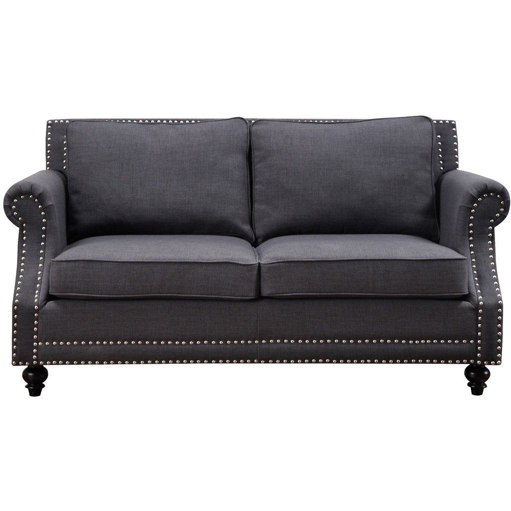 Canton Gray Linen Sofa – Froy Intended For Gray Linen Sofas (View 16 of 20)