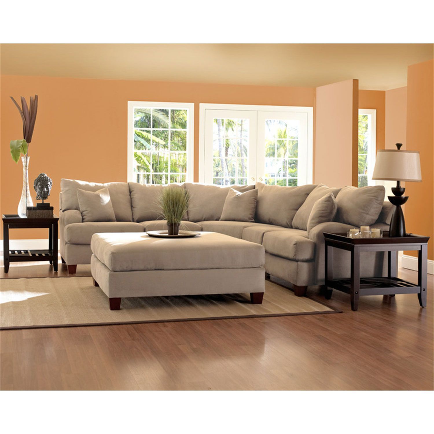 Canyon Beige Sectional Sectional Sofas Sofas & Sectionals Living Room For Small L Shaped Sectional Sofas In Beige (Gallery 14 of 21)