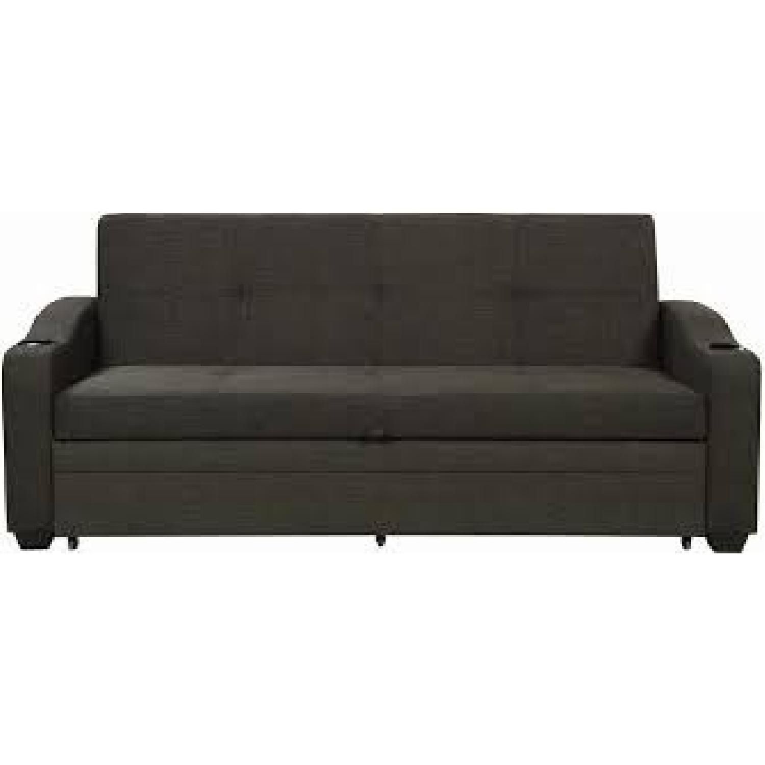 Charcoal Grey Pull Out Sleeper Sofa – Aptdeco Within 3 In 1 Gray Pull Out Sleeper Sofas (Gallery 18 of 20)