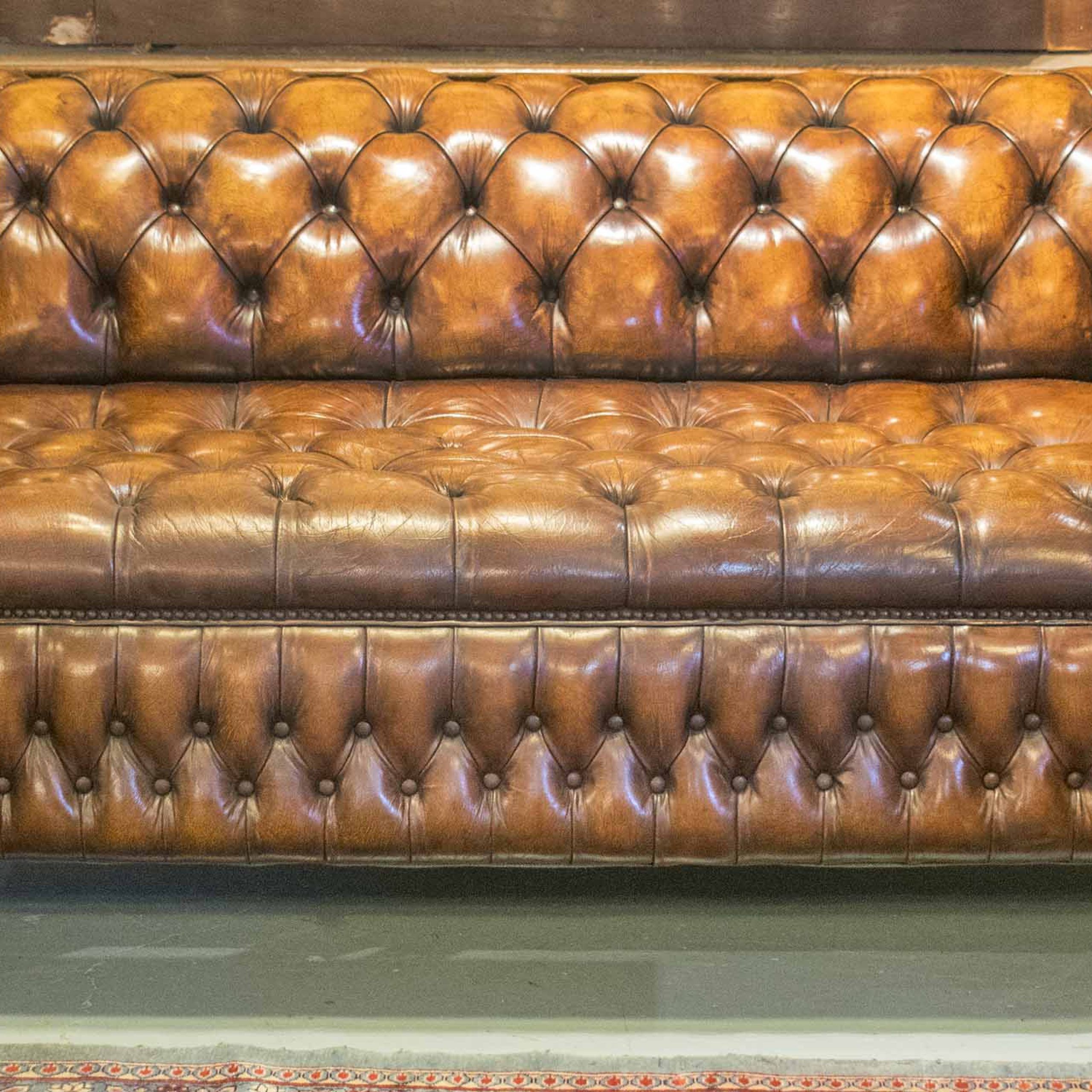 Chesterfield Sofa, Victorian Style, Deep Buttoned, With Rounded Back With Chesterfield Sofas (View 21 of 21)