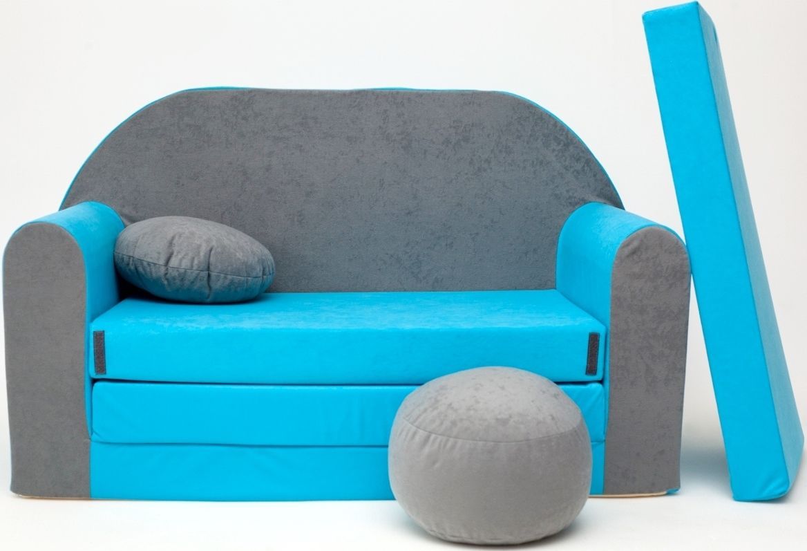 Childrens Sofa Bed Type W, Fold Out Sofa Foam Bed For Children + Free For Children's Sofa Beds (Gallery 9 of 20)
