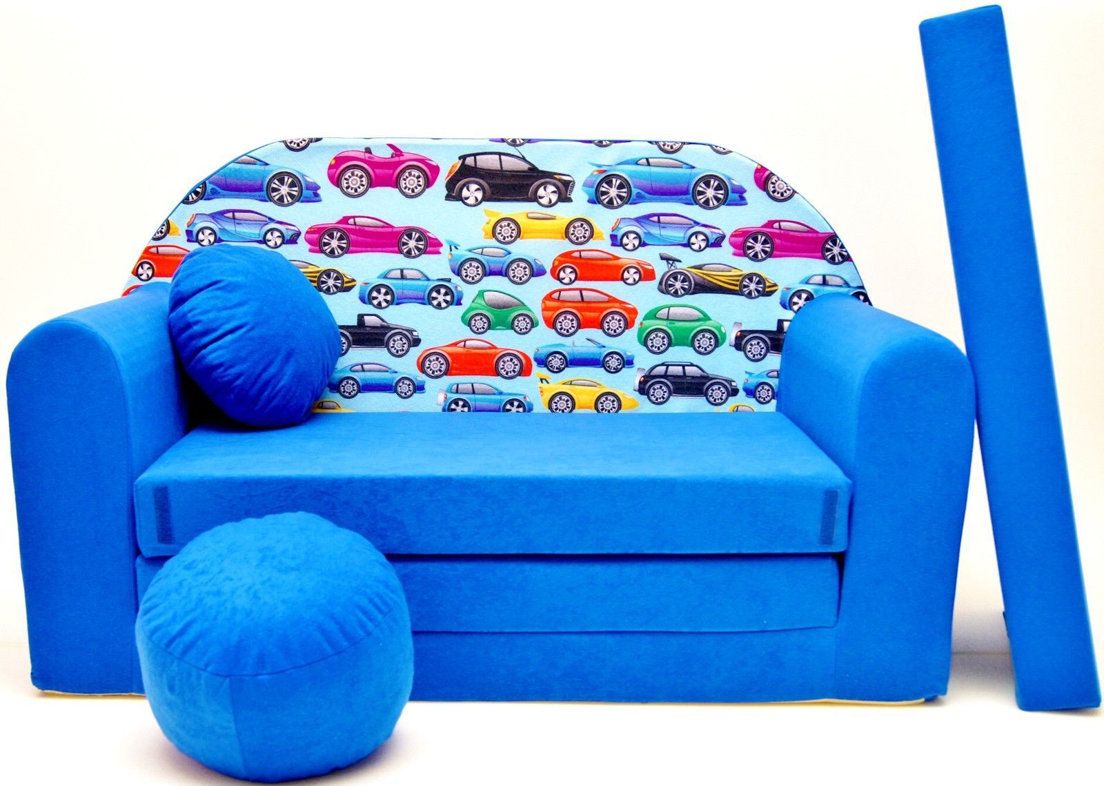 Childrens Sofa Bed Type W, Fold Out Sofa Foam Bed For Children + Free Intended For Children's Sofa Beds (Gallery 1 of 20)
