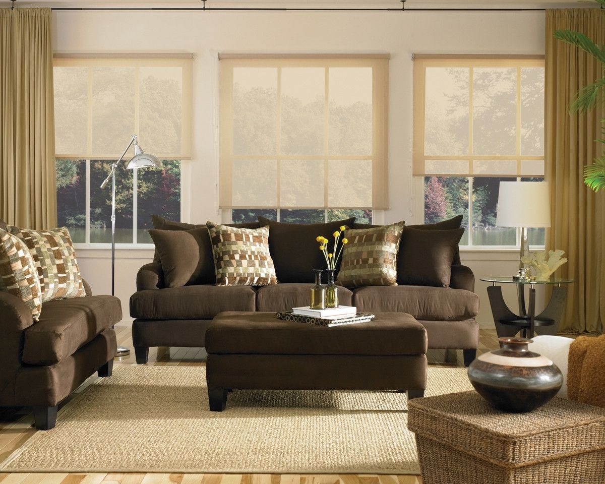 Chocolate Brown Couch Decor — Randolph Indoor And Outdoor Design Intended For Sofas In Chocolate Brown (Gallery 8 of 20)