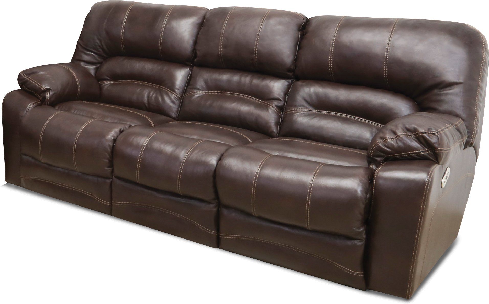 Chocolate Brown Leather Power Reclining Sofa & Loveseat – Legacy | Rc Intended For Faux Leather Sofas In Chocolate Brown (View 20 of 20)