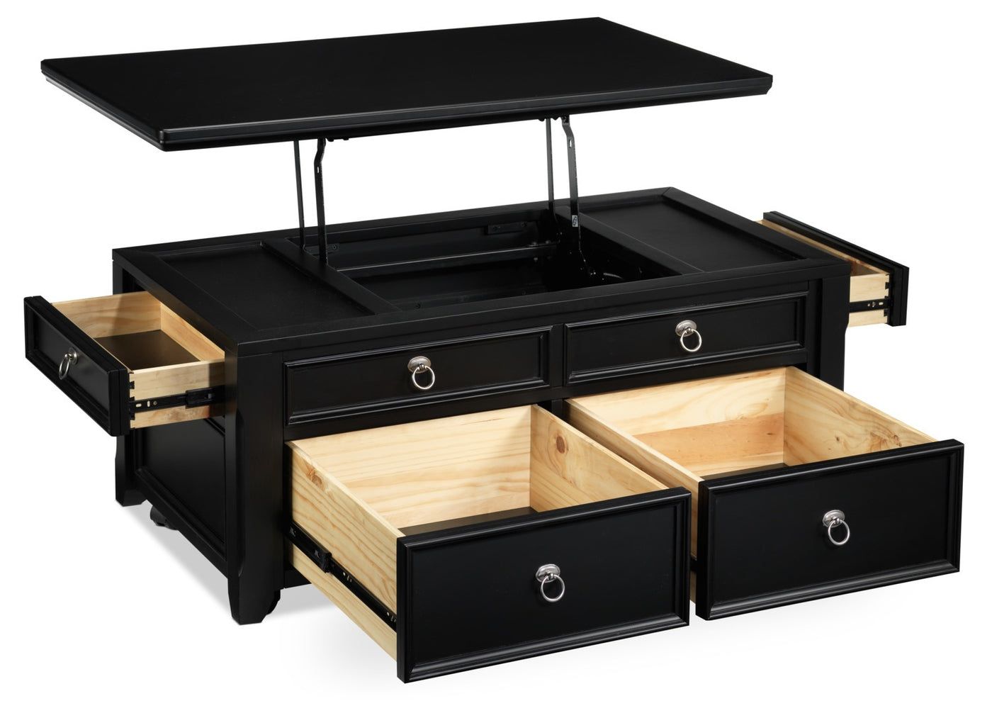 Coffee Table With Storage And Lift Top Black : Amazon Com Yaheetech 3 With Lift Top Coffee Tables With Hidden Storage Compartments (View 16 of 20)
