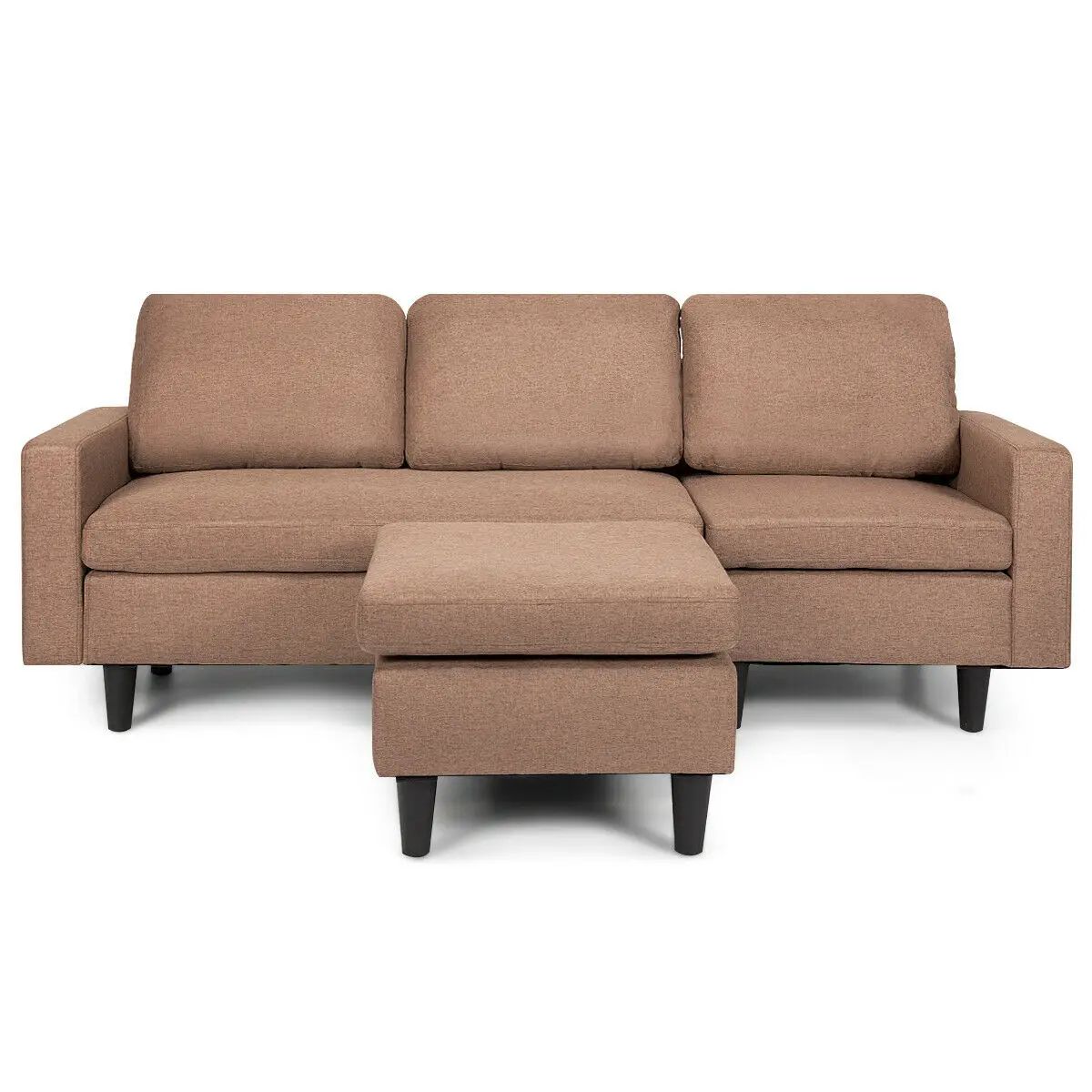 Convertible Sectional L Shaped Sofa Couch Pertaining To Convertible L Shaped Sectional Sofas (View 17 of 20)