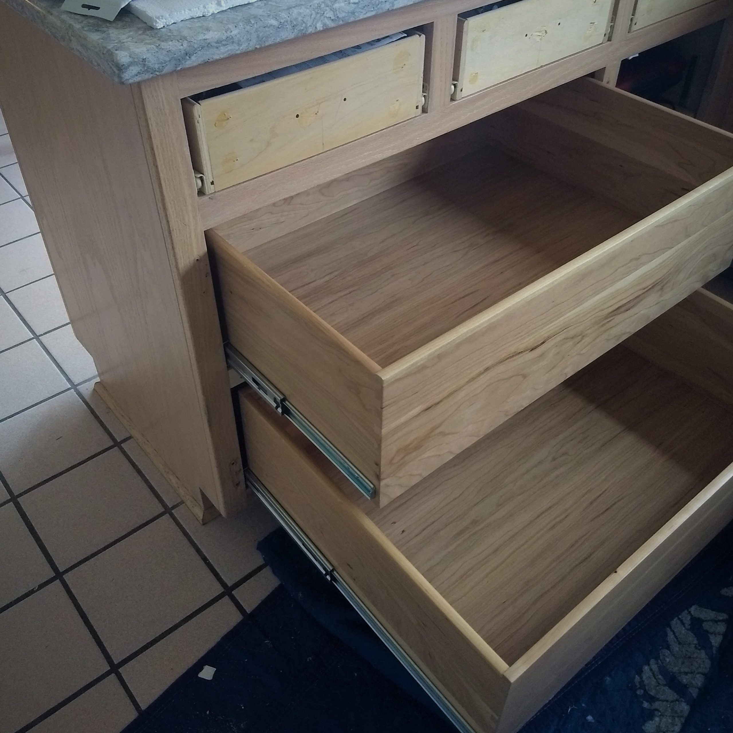 Converting Lower Cabinets To Drawers – Kitchen Craftsman – Geneva, Illinois Within Wood Cabinet With Drawers (View 20 of 20)