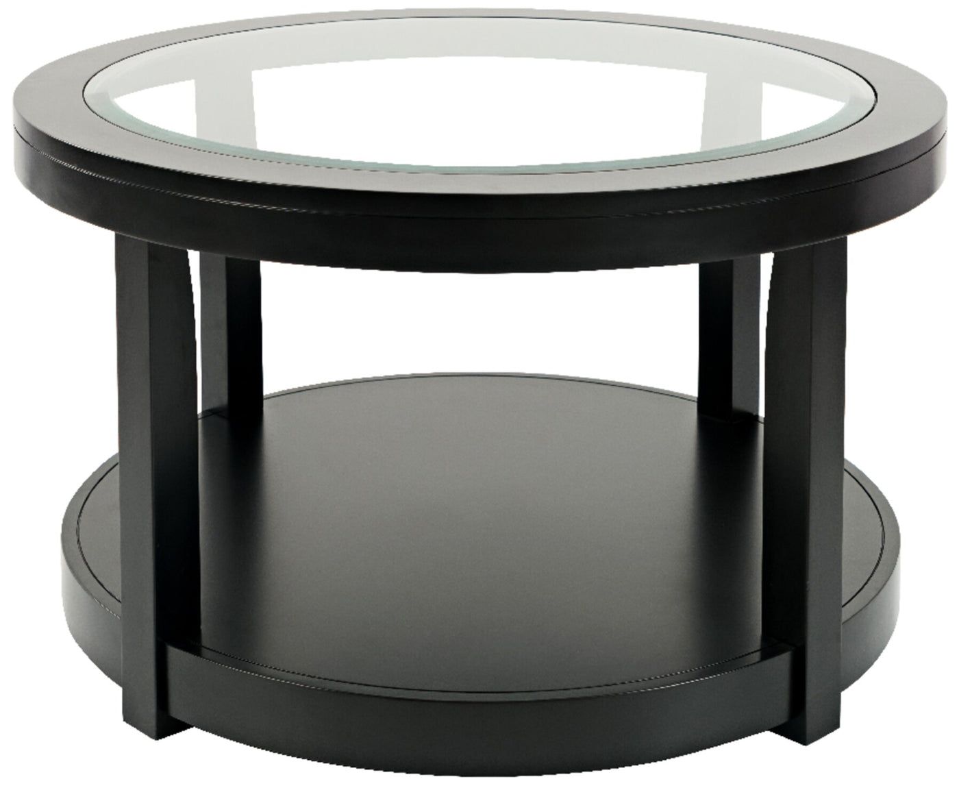 Corey Round Coffee Table – Black | The Brick Intended For Full Black Round Coffee Tables (View 19 of 20)