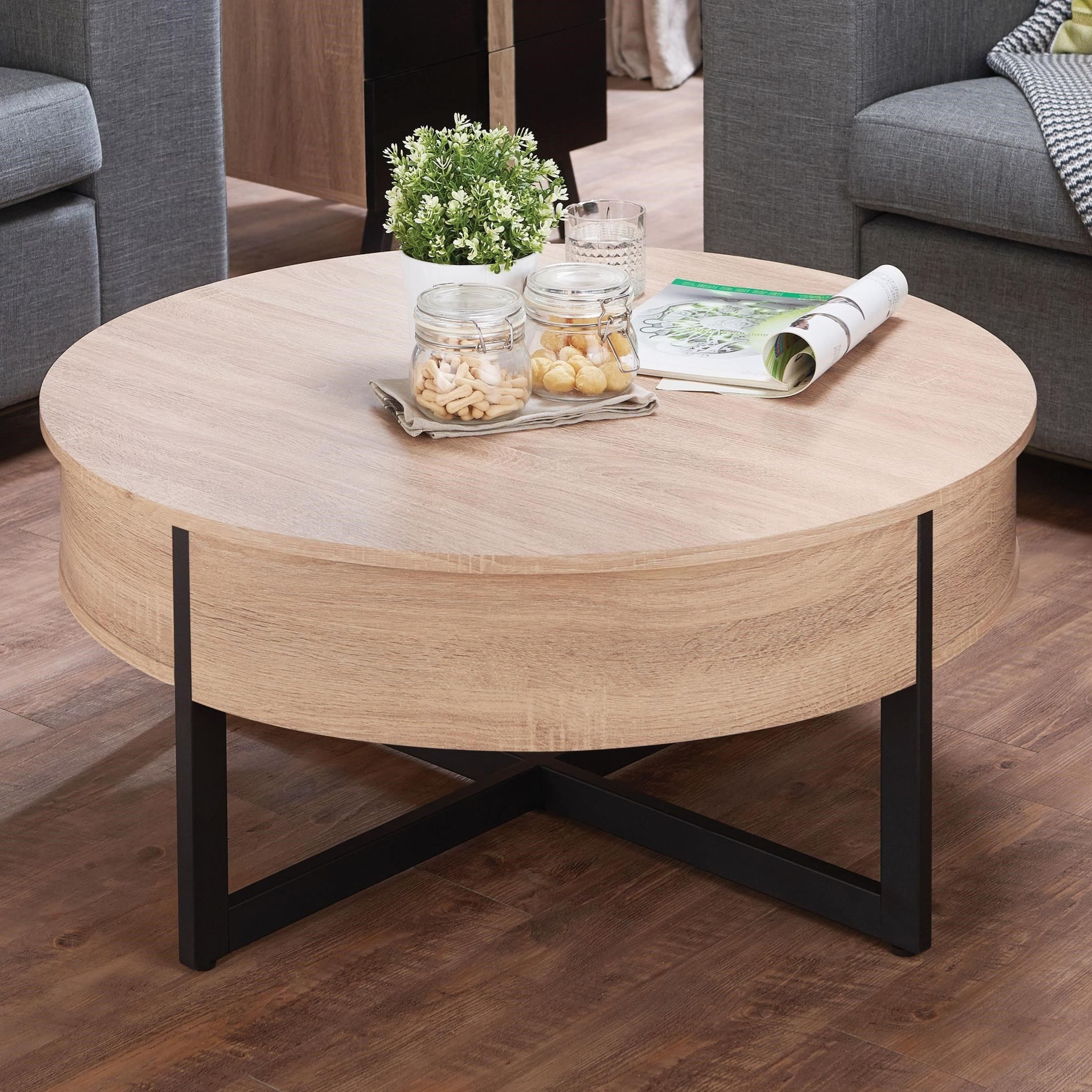 Corner Coffee Table With Storage – Amalina In Round Coffee Tables With Storage (Gallery 13 of 20)