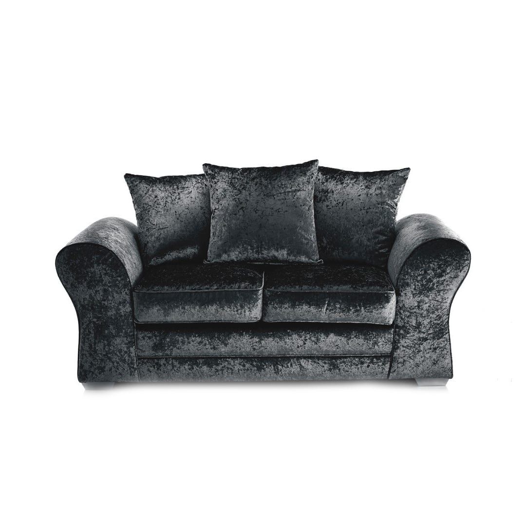 Crushed Velvet 2 Seater Sofas – Chill Sofas Pertaining To Black Velvet 2 Seater Sofa Beds (View 14 of 20)