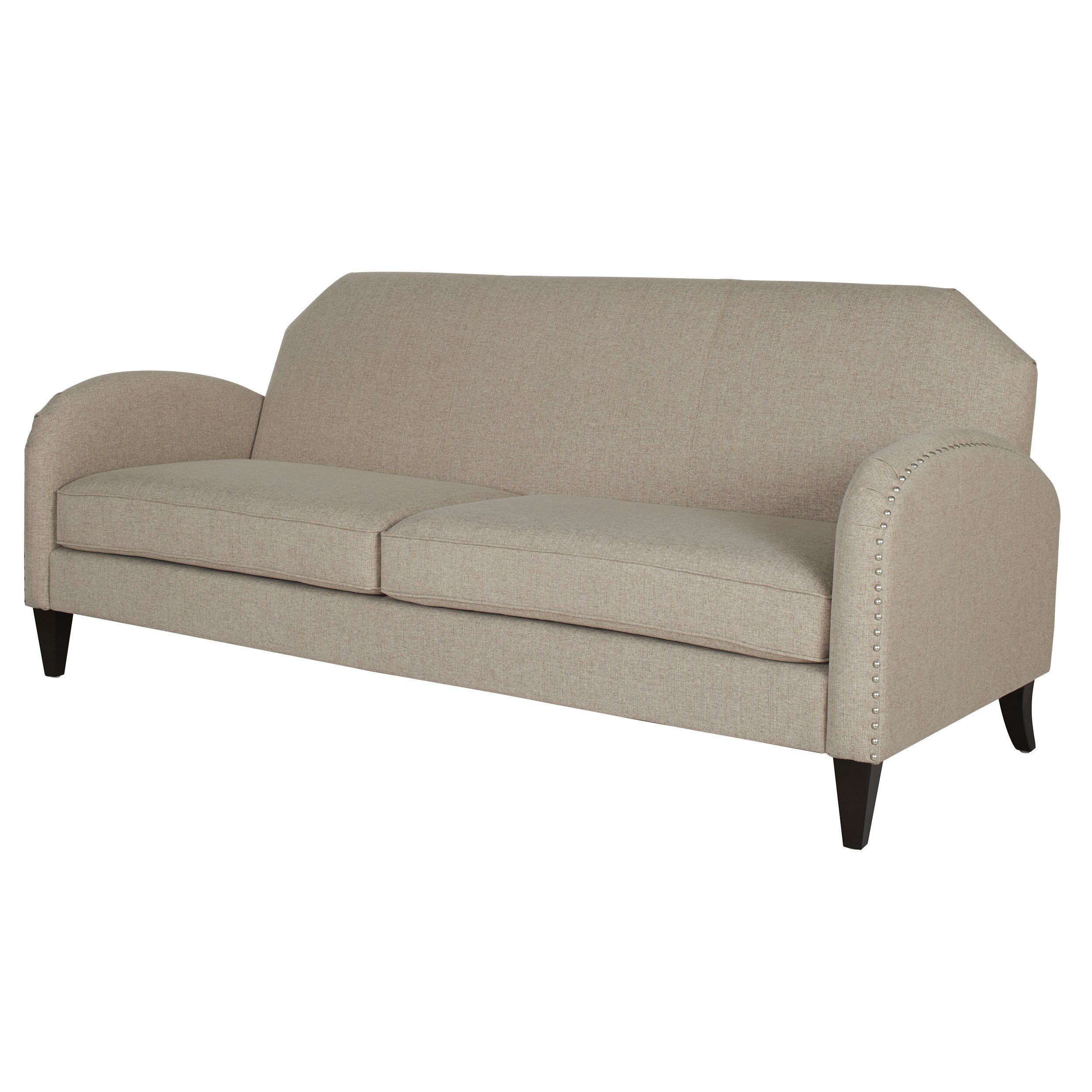 Darby Home Co Ella Unique Curved Arm Sofa | Wayfair Inside Sofas With Curved Arms (Gallery 1 of 20)