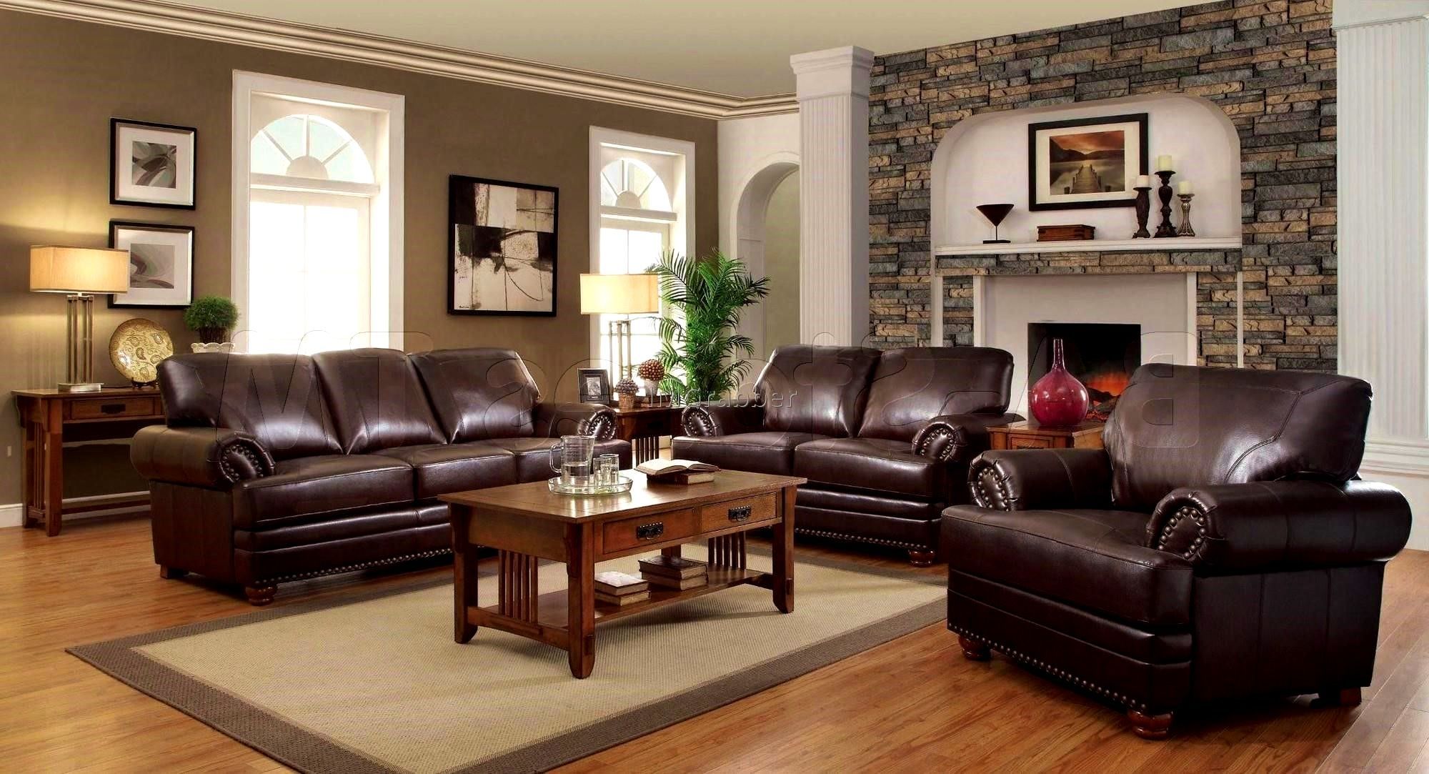 Decorating Ideas For Brown Living Room Furniture: How To Make It Look With Sofas With Ottomans In Brown (Gallery 20 of 20)