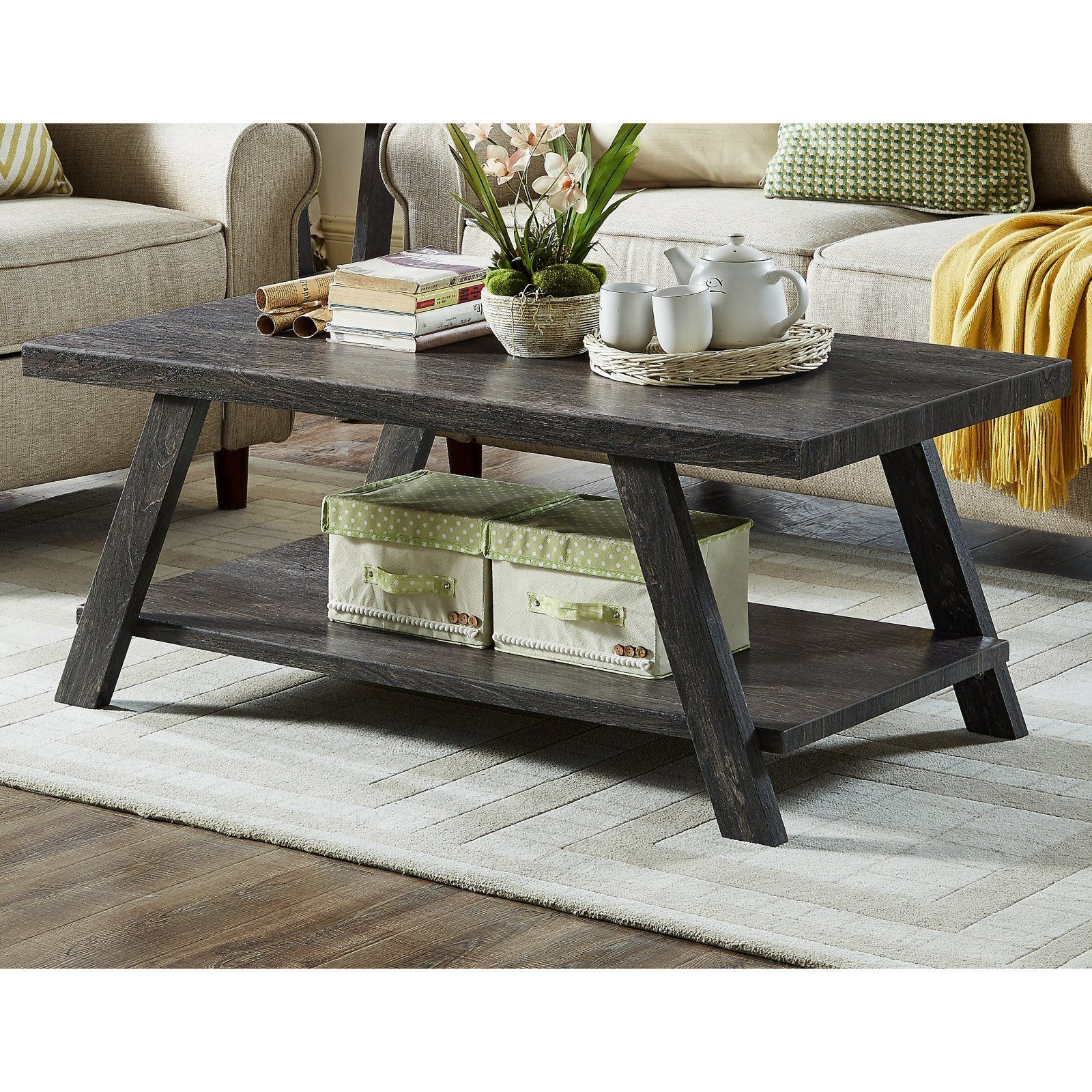 Featured Photo of 2024 Popular Pemberly Row Replicated Wood Coffee Tables