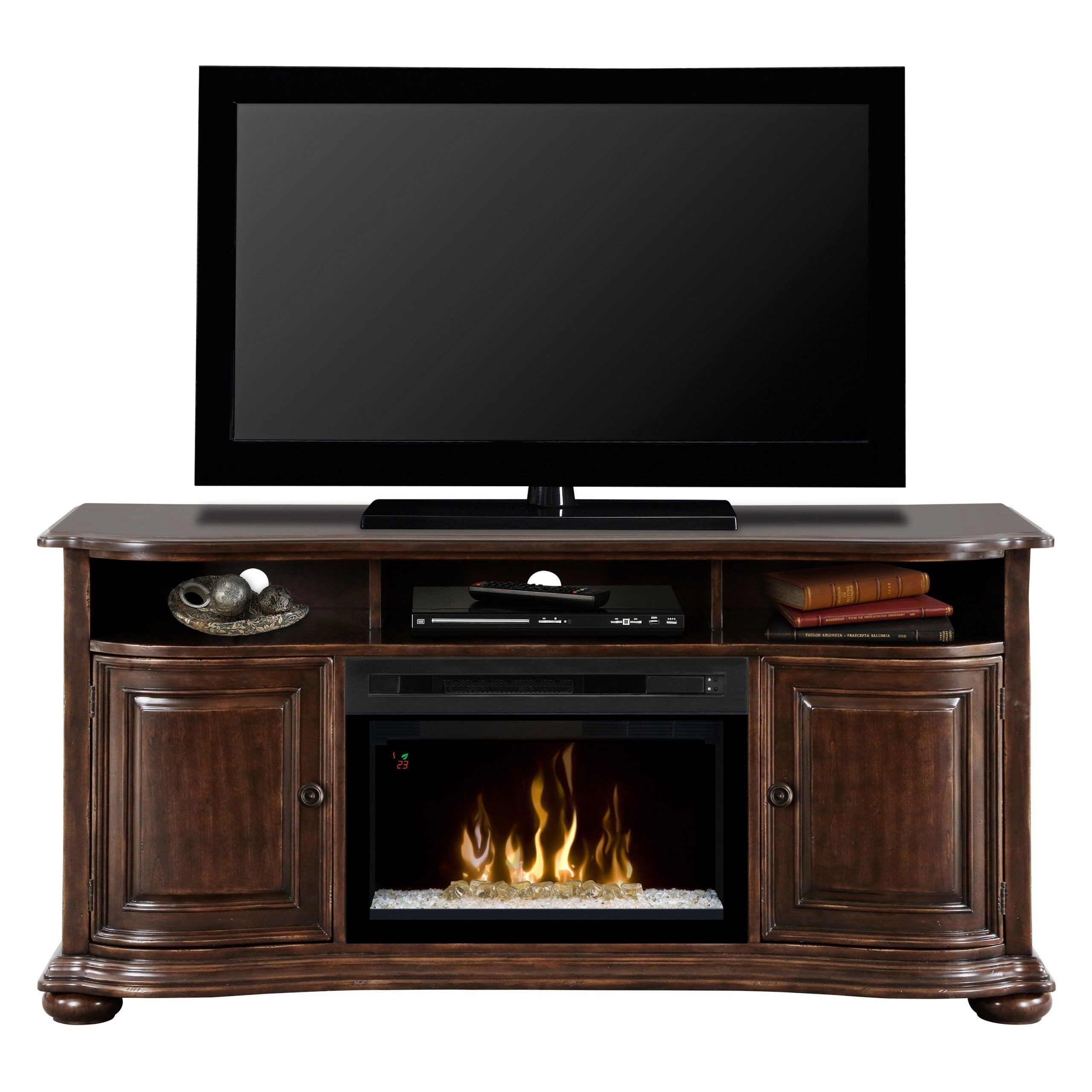 Dimplex Henderson Media Console With Electric Fireplace – Gds25l Throughout Electric Fireplace Entertainment Centers (View 18 of 20)