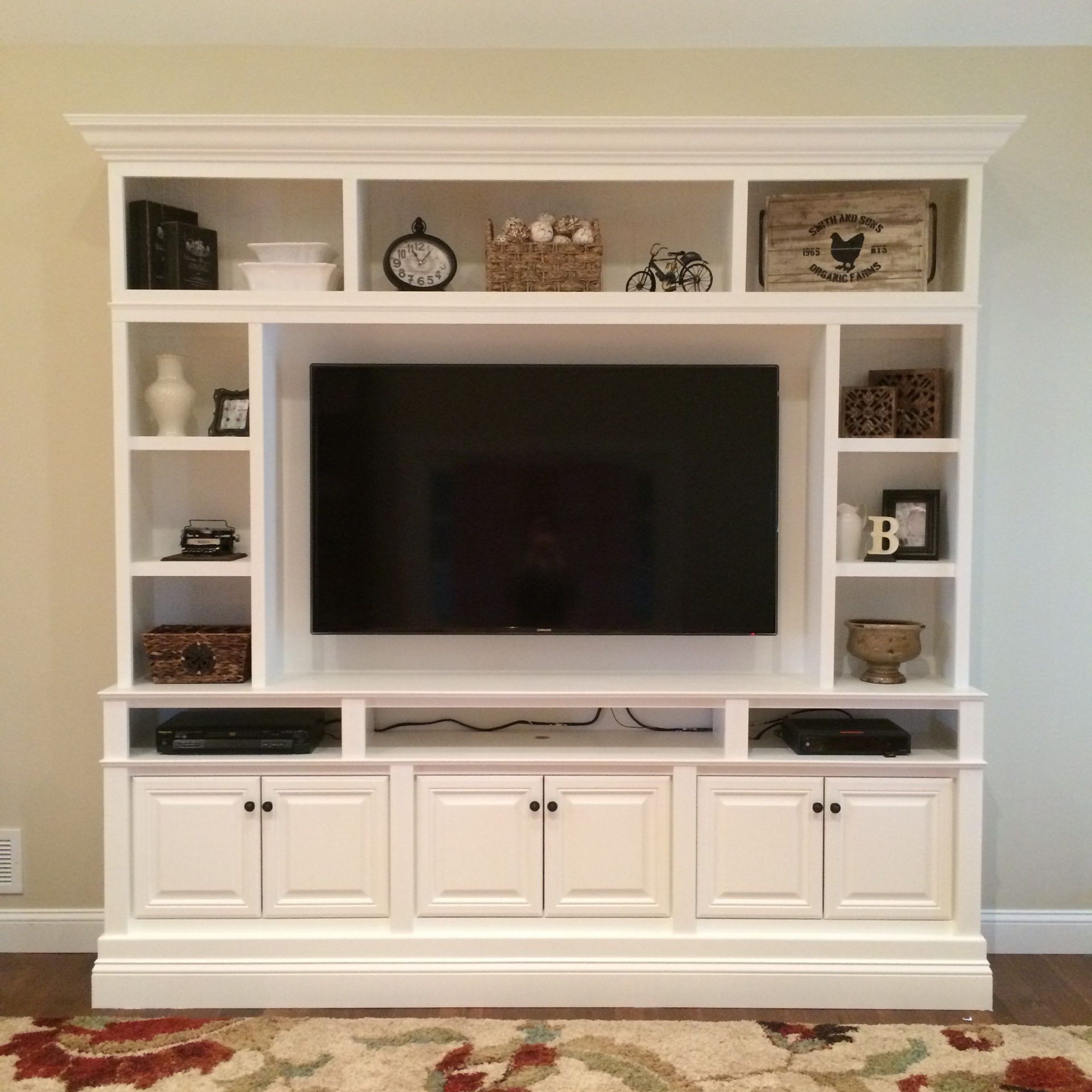 Diy Built In Tv Cabinet – Axis Decoration Ideas Inside Entertainment Center With Storage Cabinet (View 17 of 20)