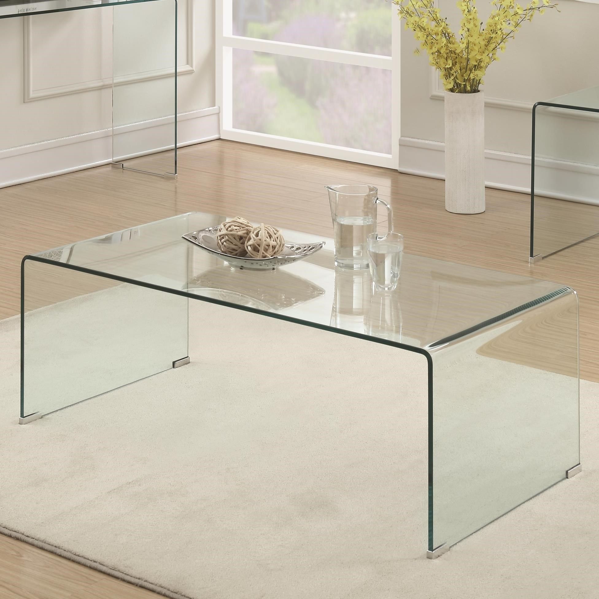 ??????? Clear Acrylic Coffee Table Rectangle Tea Table Living Room Throughout Clear Rectangle Center Coffee Tables (Gallery 11 of 20)
