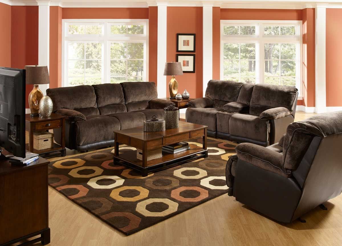 Elegant Living Room Idea With Dark Brown Couch Sofa – Chocolate Brown Intended For Sofas In Chocolate Brown (Gallery 15 of 20)