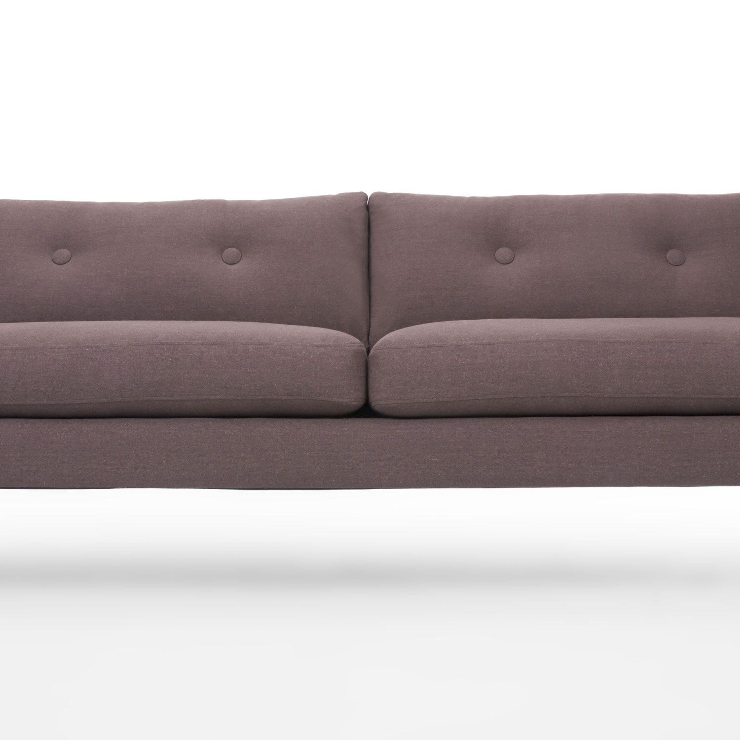 Emil Dusty Brown Sofa – Sofas & Ottomans – Bryght | Modern, Mid Century With Sofas With Ottomans In Brown (View 11 of 20)