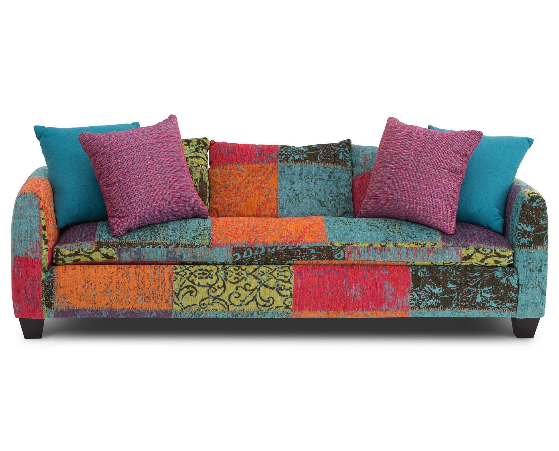 Explore Your Colorful, Creative Side In Your Living Room With The With Regard To Sofas In Multiple Colors (Gallery 1 of 20)