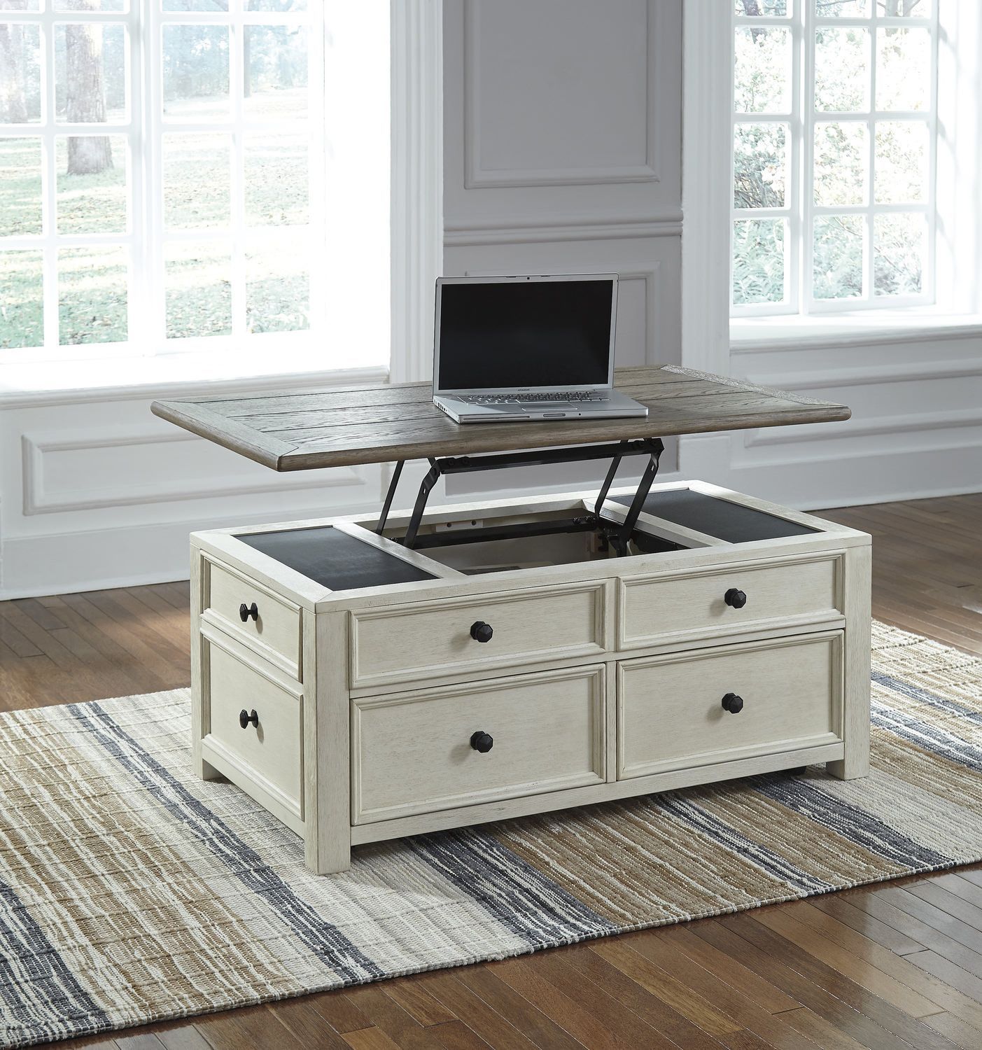 Farmhouse Lift Top Coffee Table | Hom Furniture | Furniture, Ashley For Farmhouse Lift Top Tables (View 19 of 20)
