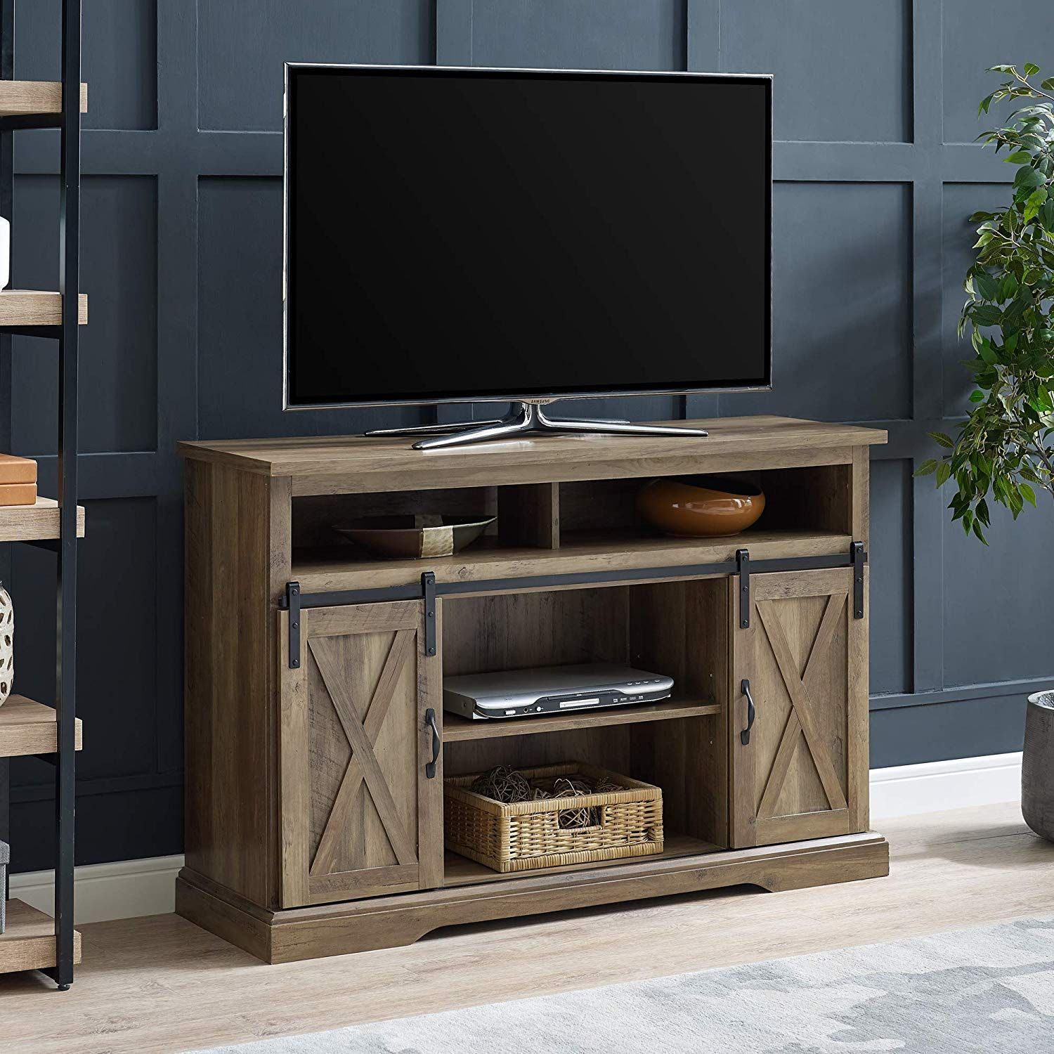 Farmhouse Tv Stands & Rustic Tv Stands – Farmhouse Goals | Farmhouse Tv Regarding Modern Farmhouse Rustic Tv Stands (View 8 of 20)