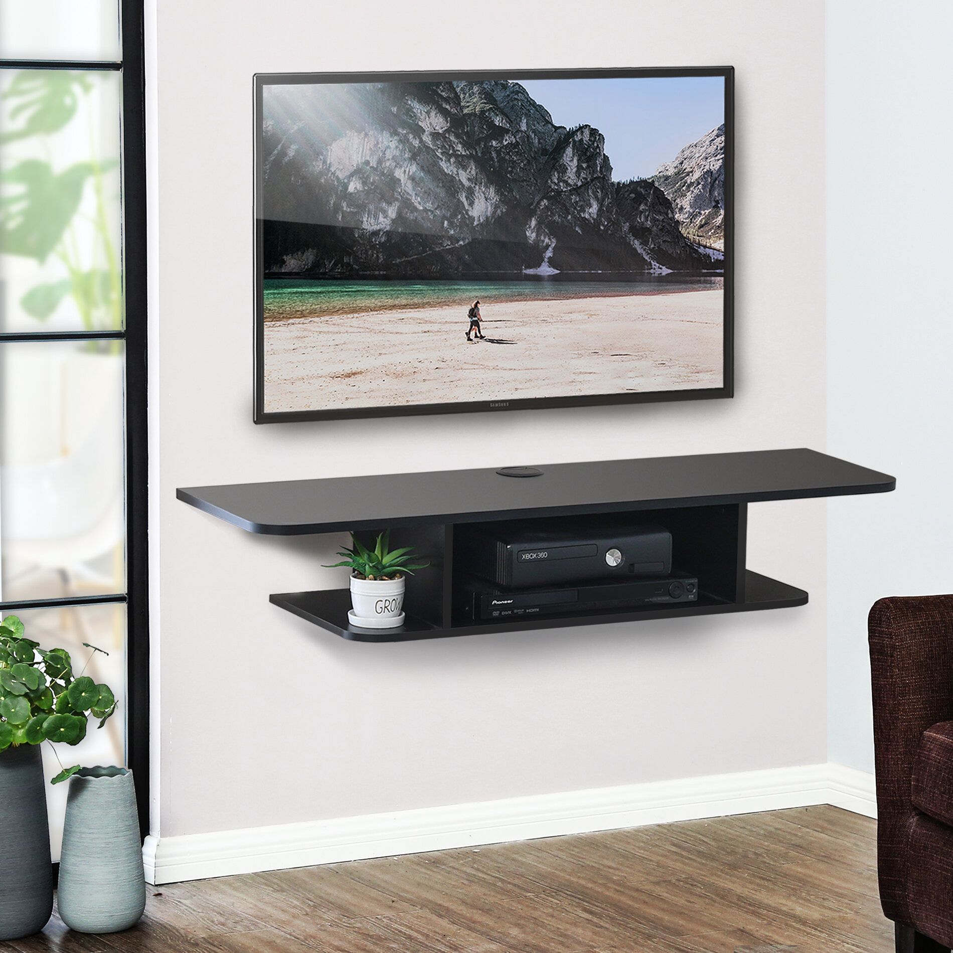 Floating Small Tv Stands & Entertainment Centers You'll Love In 2021 Pertaining To Top Shelf Mount Tv Stands (Gallery 13 of 20)