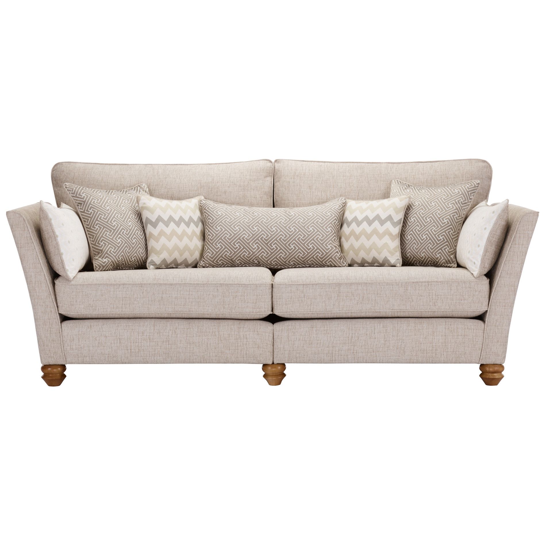 Gainsborough 4 Seater Sofa In Beige + Matching Scatters Regarding Sofas In Beige (Gallery 14 of 20)