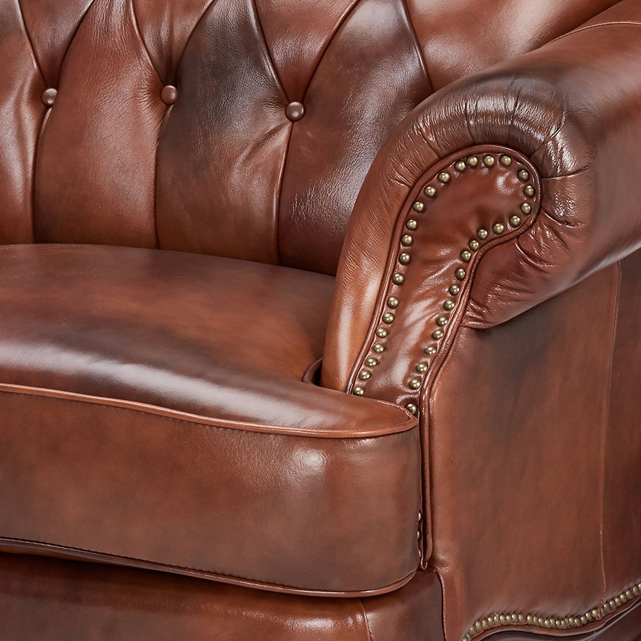 Gordon Top Grain Leather Loveseat – Cb Furniture Regarding Top Grain Leather Loveseats (View 9 of 20)