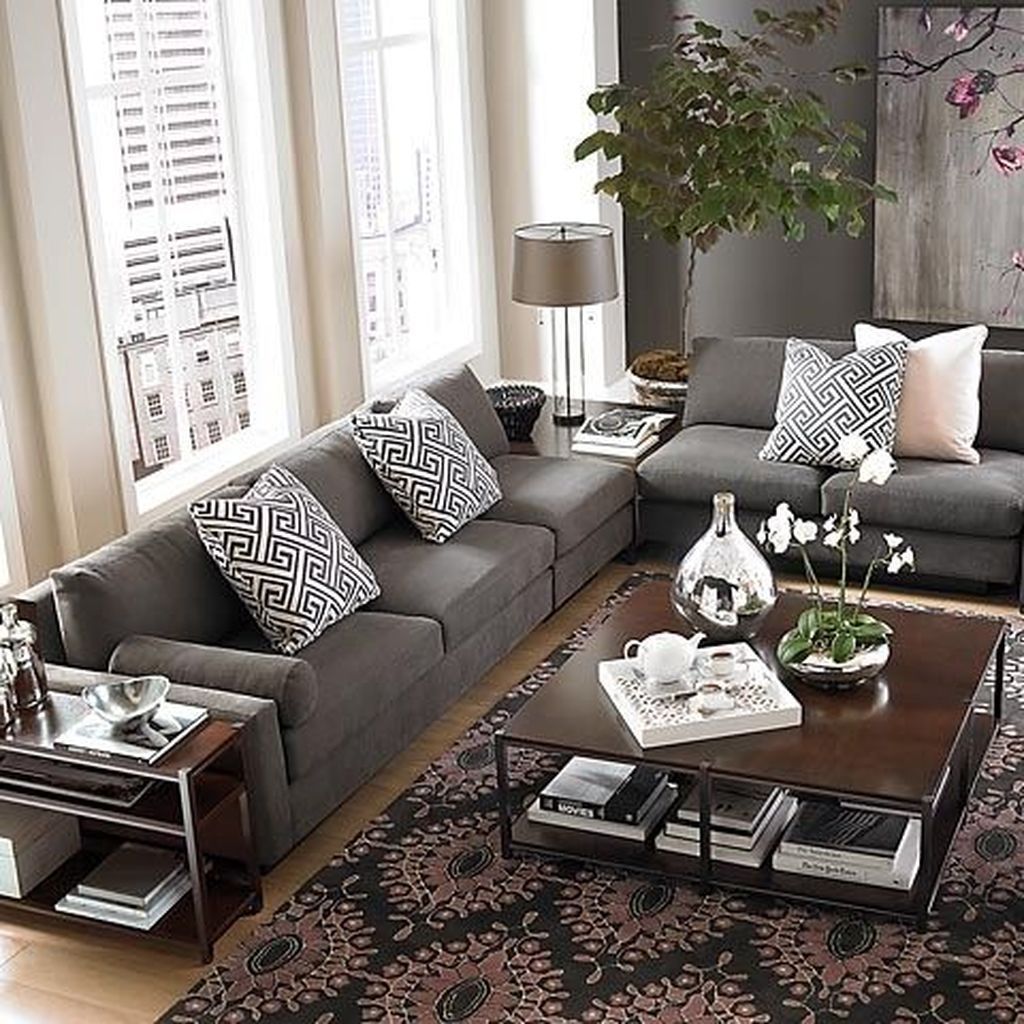 Grey Sectional Living Room Ideas – Foter In Dark Gray Sectional Sofas (Gallery 11 of 20)