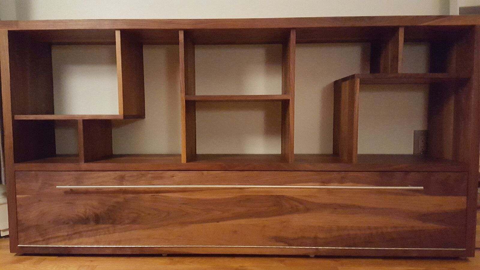 Hand Crafted Solid Walnut Entertainment Centerinsight Woodworking With Walnut Entertainment Centers (Gallery 18 of 20)