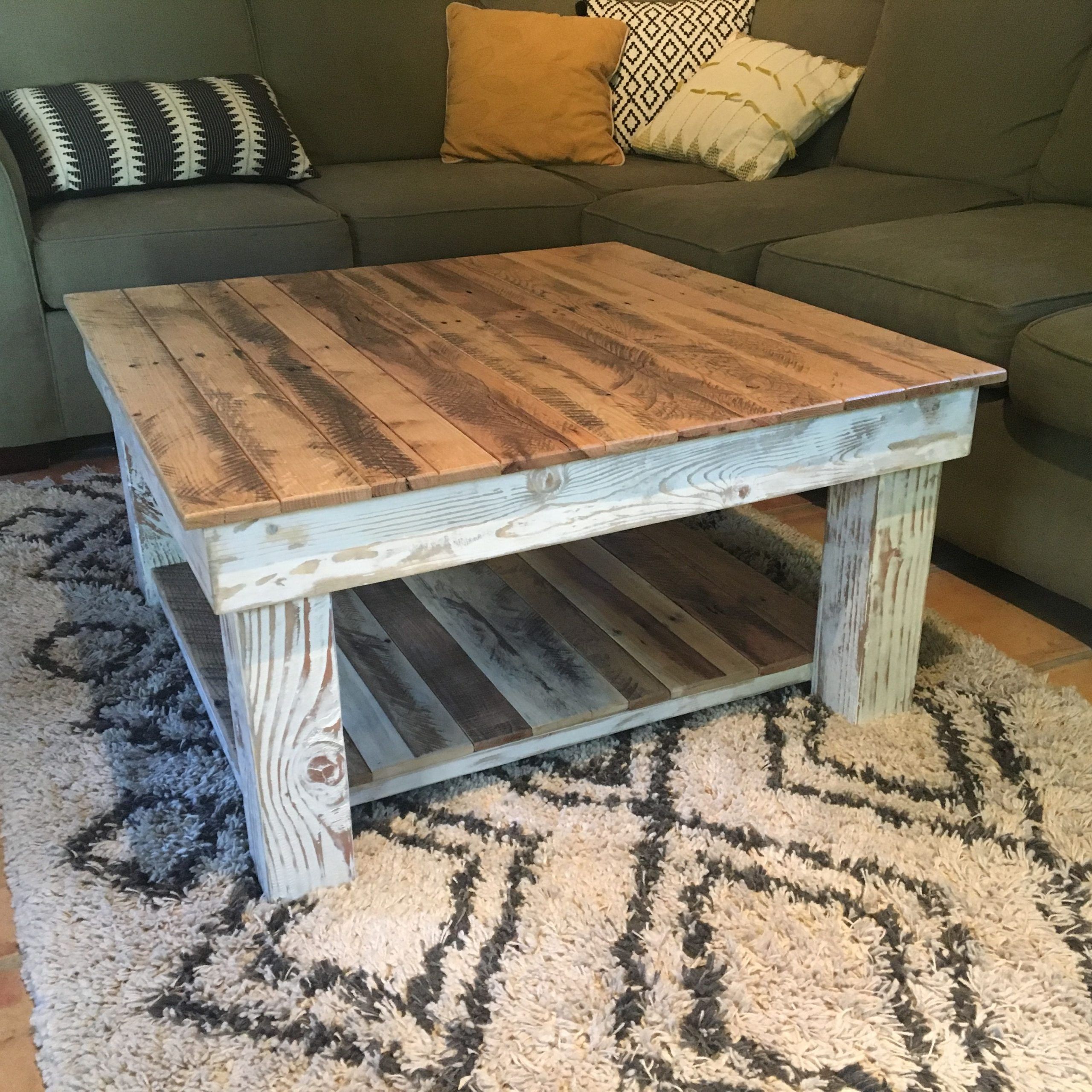 Hand Made Reclaimed Wood Rustic Coffee Tablea.m (View 11 of 20)