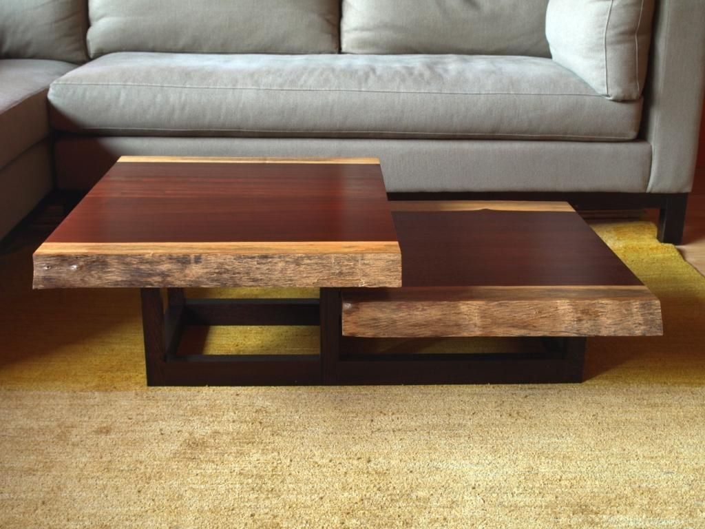 Handmade Two Tier Coffee Tablemark Cwik Studio Furniture Intended For Wood Coffee Tables With 2 Tier Storage (View 3 of 20)