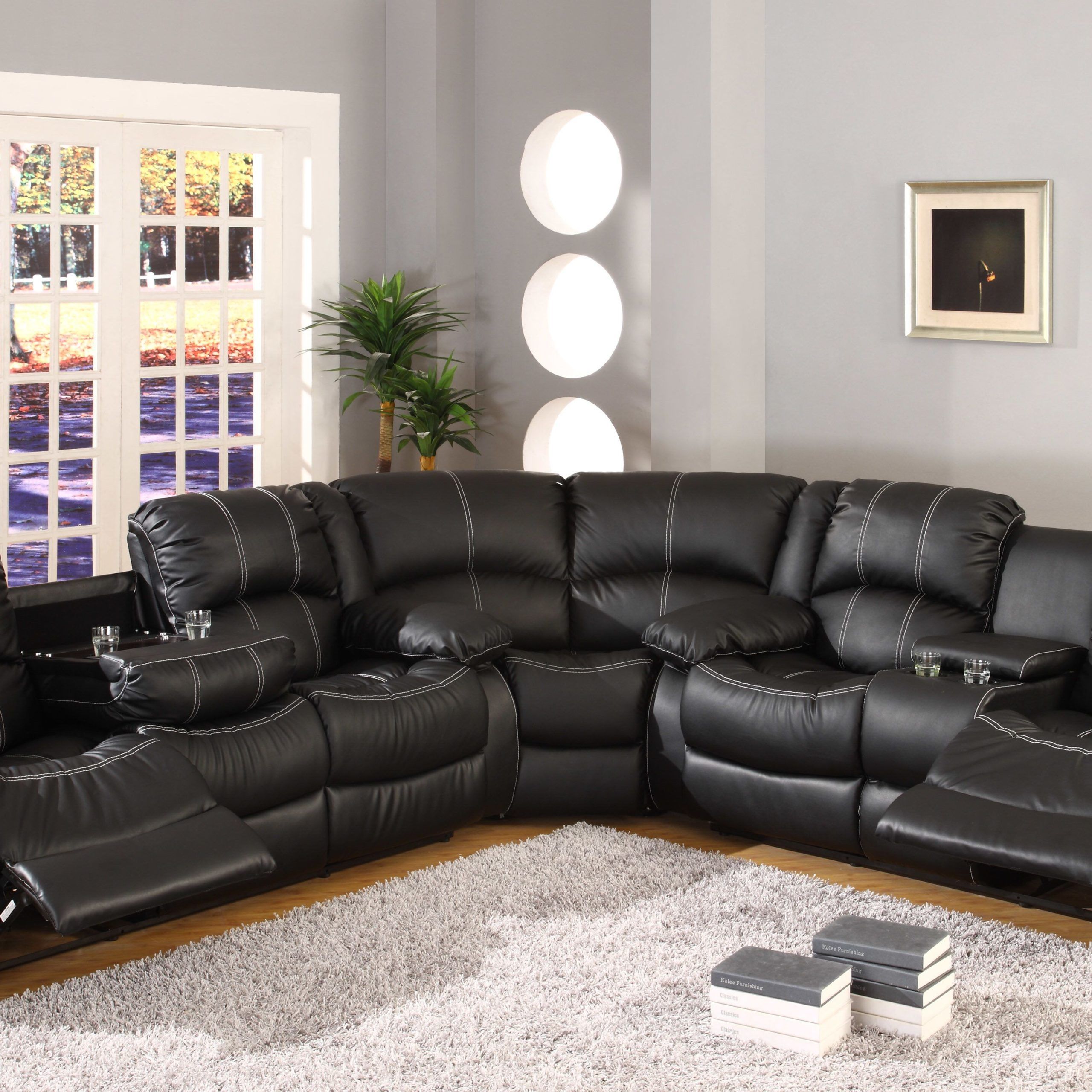 Hattie Comfort Reclining Sectional | Sectional Sofa With Recliner With Regard To Right Facing Black Sofas (View 5 of 20)