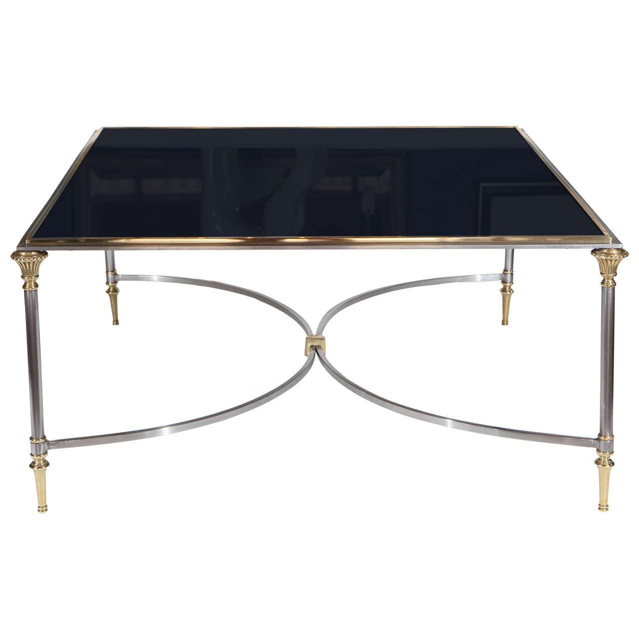 Hollywood Regency Coffee Table In The Manner Of Maison Jansen For Sale In Regency Cain Steel Coffee Tables (View 9 of 21)
