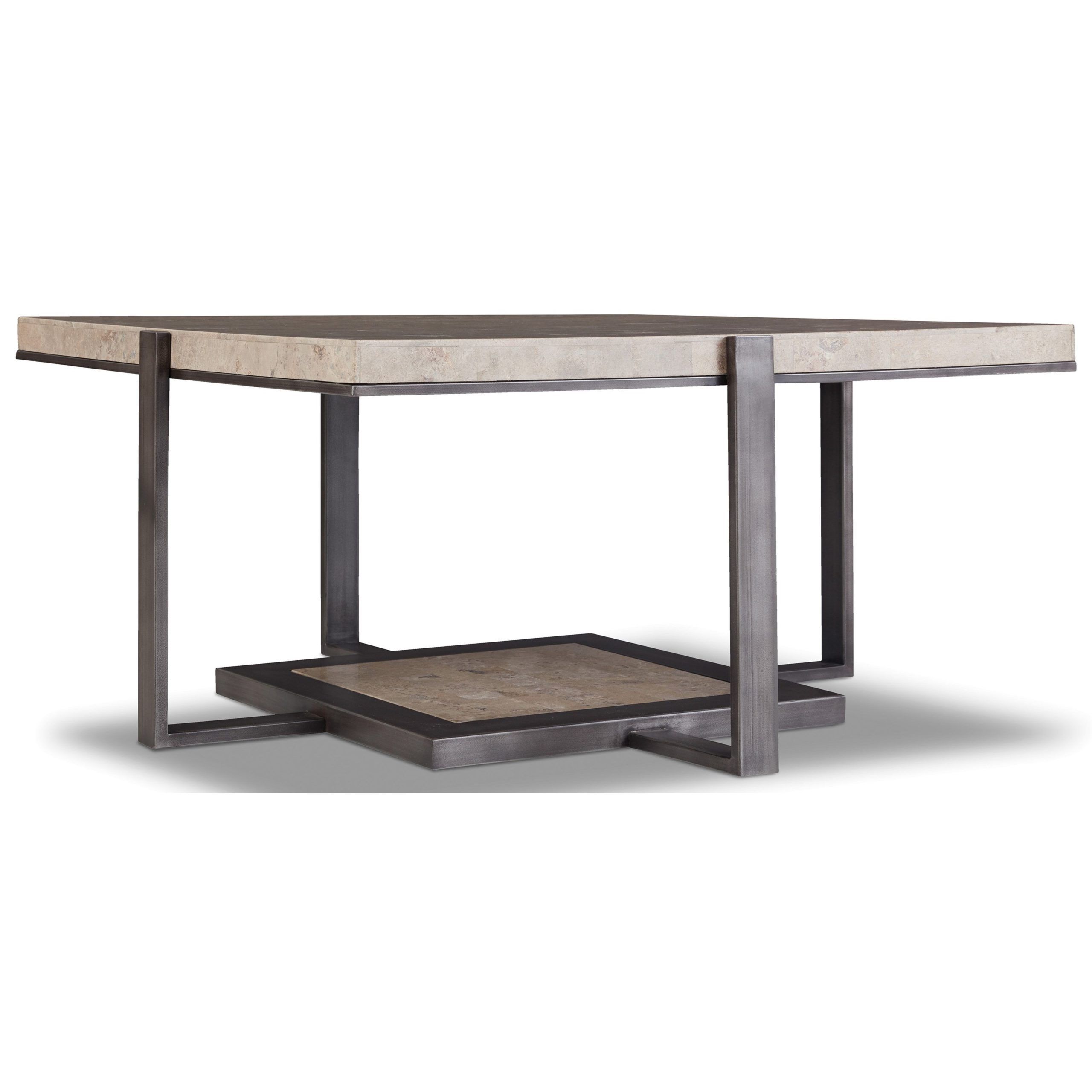 Hooker Furniture 5533 Square Cocktail Table With Marble Top | Mueller Intended For Hassch Modern Square Cocktail Tables (View 18 of 20)