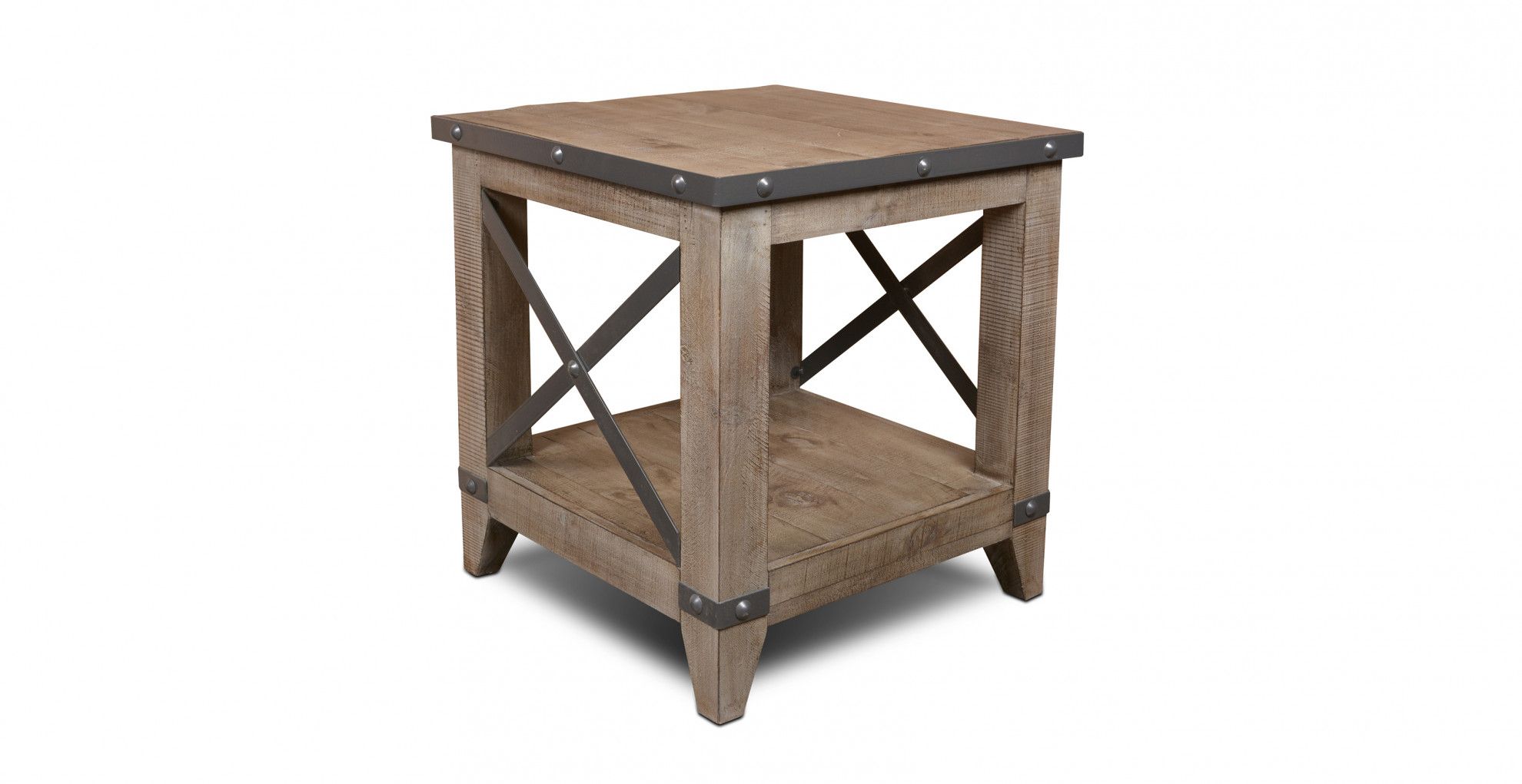 Horizon Home Furniture – Urban Rustic Gray End Table Pertaining To Rustic Gray End Tables (View 15 of 20)