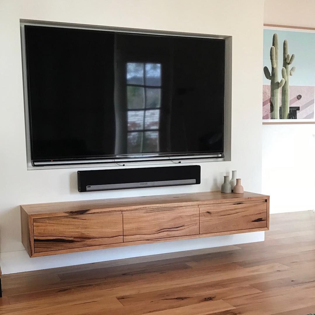 How Gorgeous Is This Recoleta Floating Entertainment Unit? Looking For Entertainment Units With Bridge (View 11 of 20)