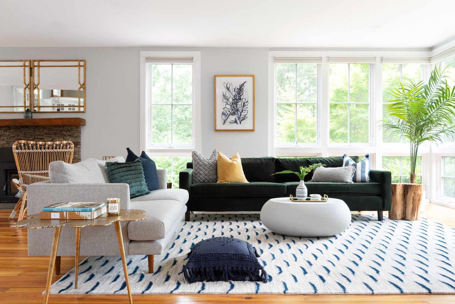 How To Arrange Two Sofas In A Living Room Throughout Sofas In Multiple Colors (Gallery 15 of 20)