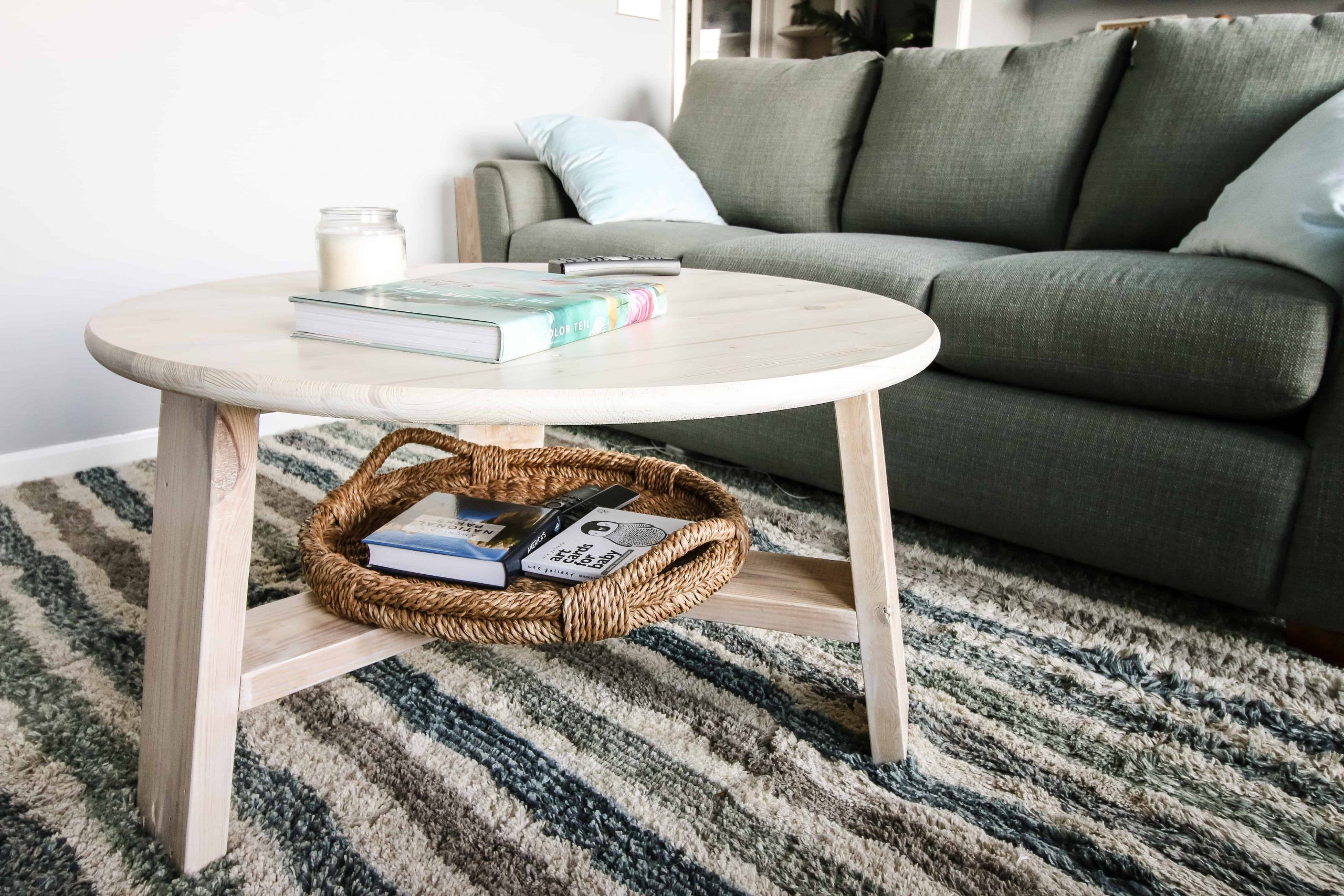 How To Build An Easy, Modern, Diy Coffee Table With Regard To White T Base Seminar Coffee Tables (Gallery 20 of 20)