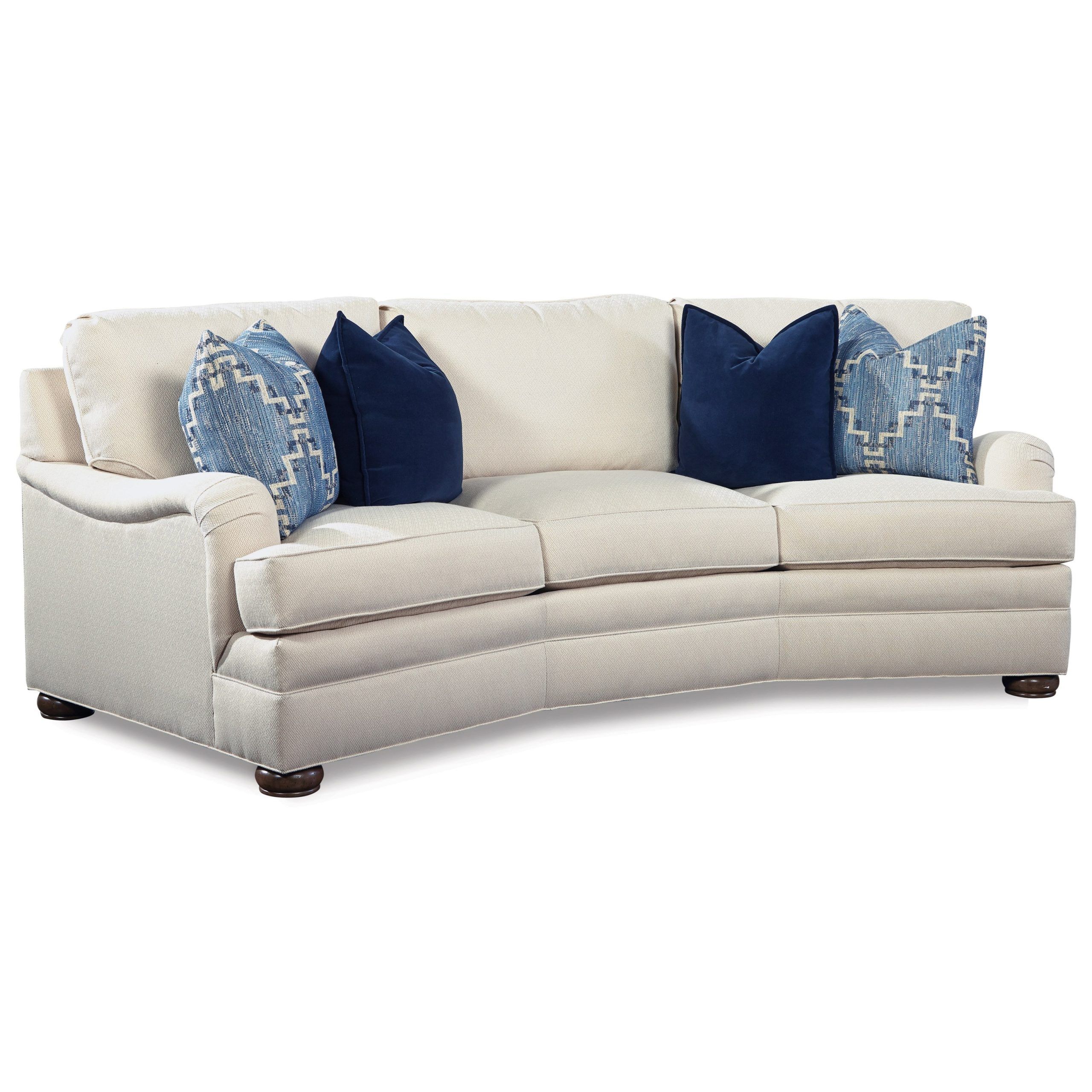 Huntington House 2061 Conversation Sofa With Curved Arms | Ahfa Pertaining To Sofas With Curved Arms (Gallery 2 of 20)