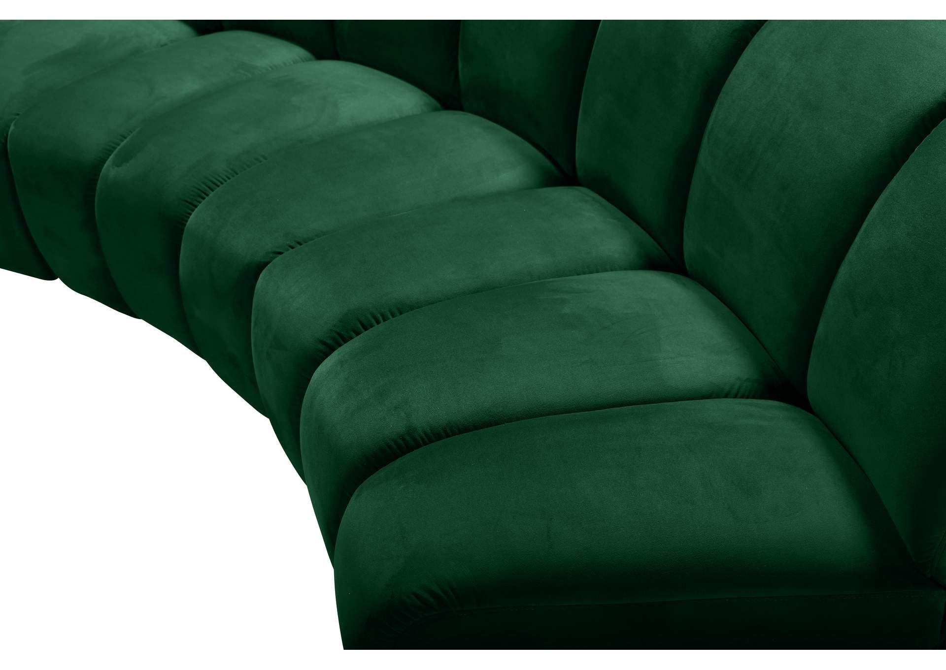 Infinity Green Velvet 4pc. Modular Sectional Best Buy Furniture And Throughout Green Velvet Modular Sectionals (Gallery 4 of 20)