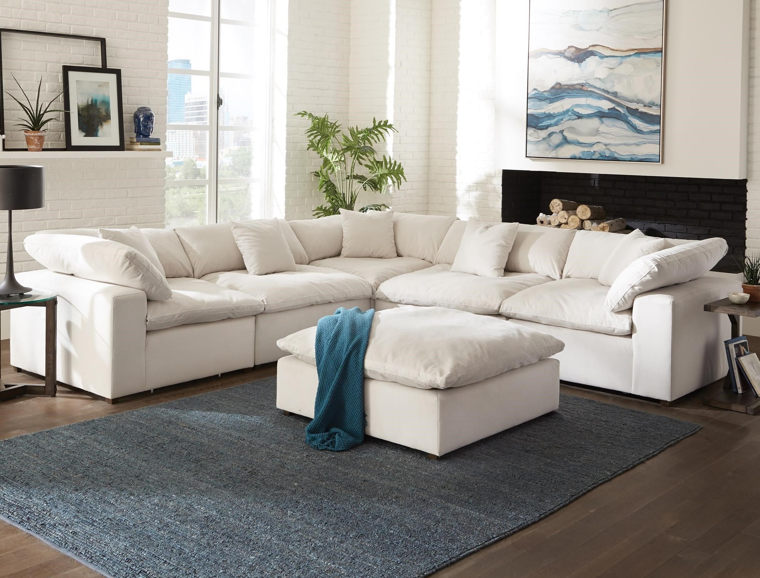 Jackson Furniture Posh Contemporary L Shaped Sectional Sofa | Standard Intended For Modern L Shaped Sofa Sectionals (Gallery 10 of 20)