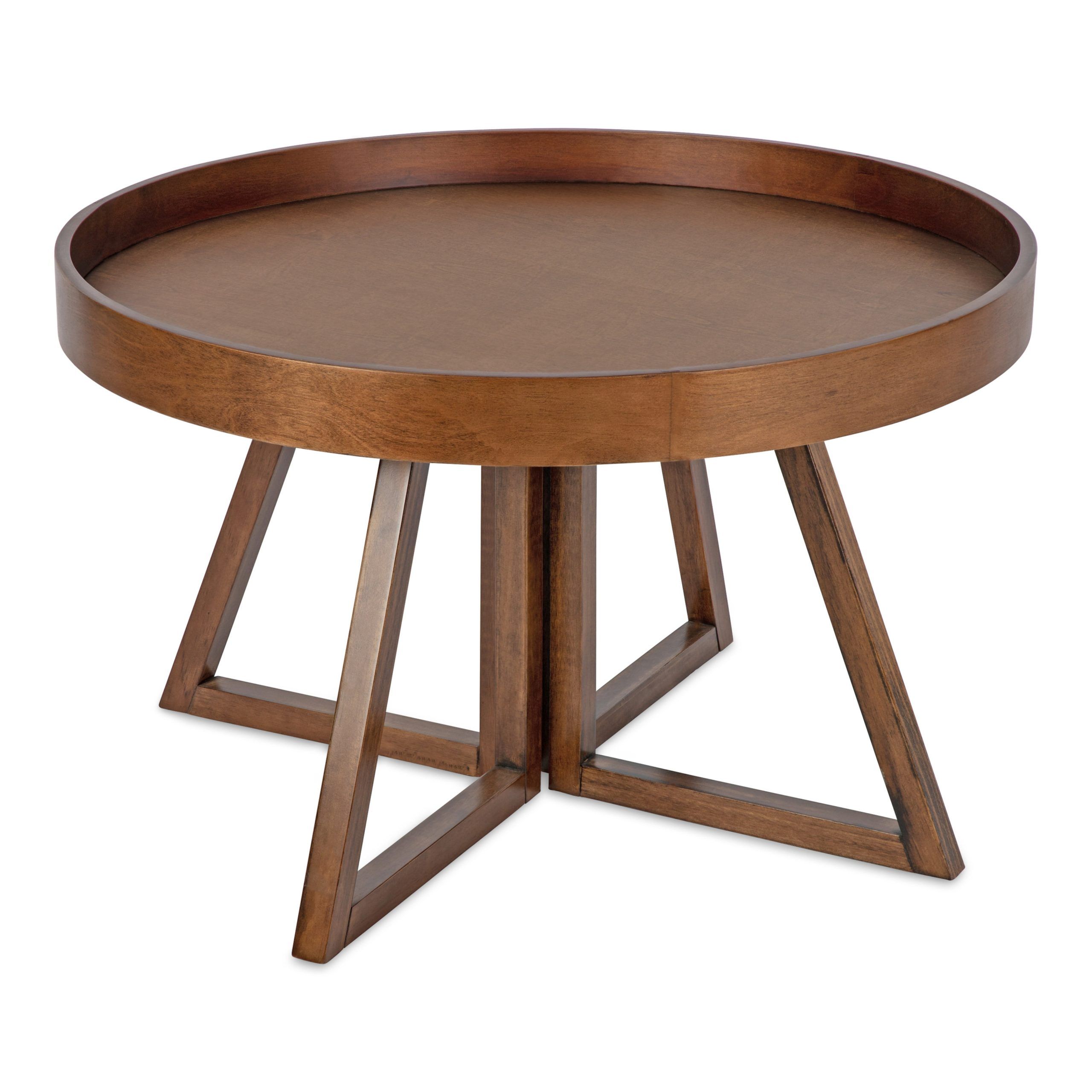 Kate And Laurel Avery Modern Round Coffee Table, 30" X 30" X 18 Intended For Coffee Tables For 4 6 People (Gallery 6 of 20)