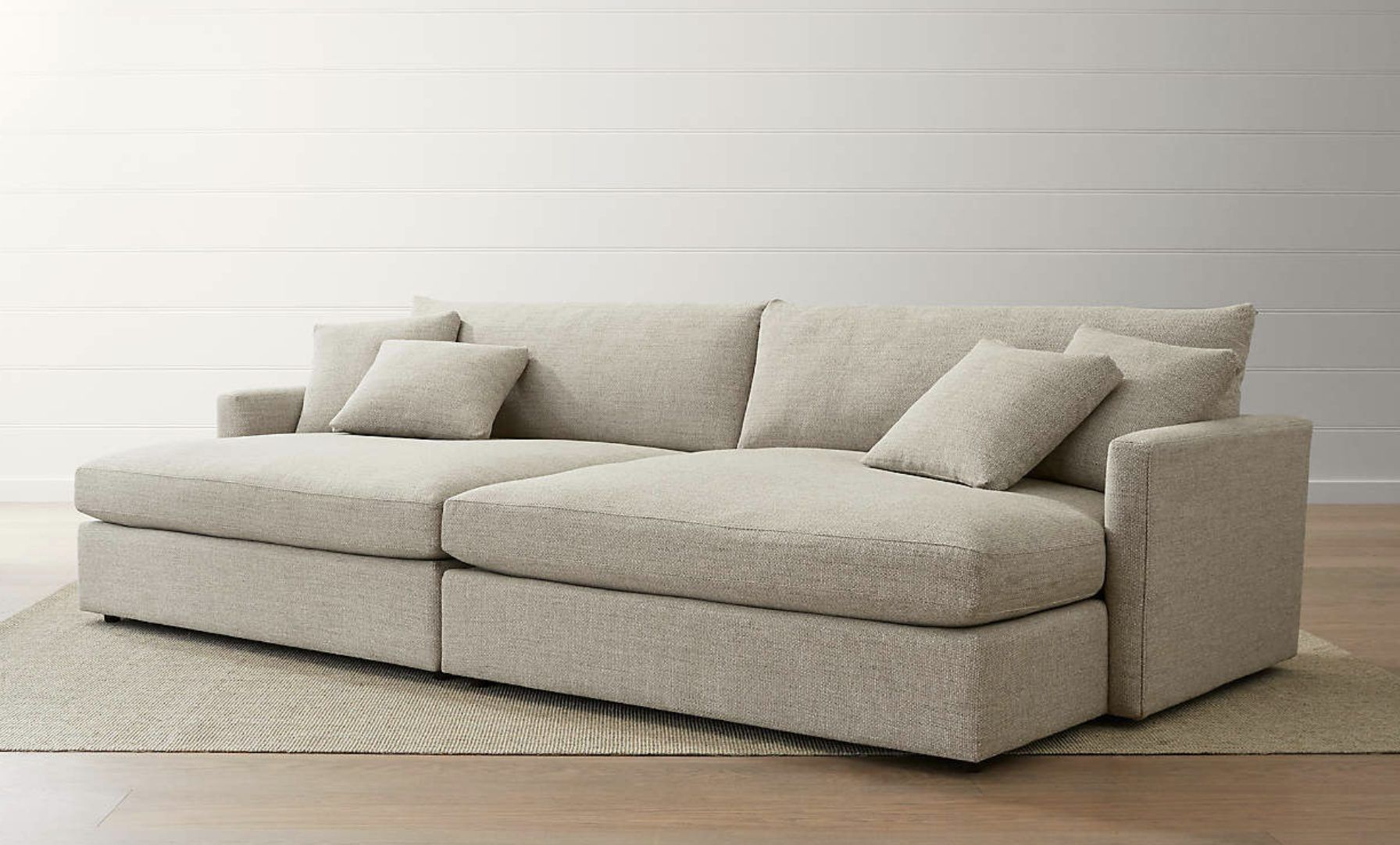Large Overstuffed Sectional Sofas | Baci Living Room Inside 110" Oversized Sofas (View 5 of 20)