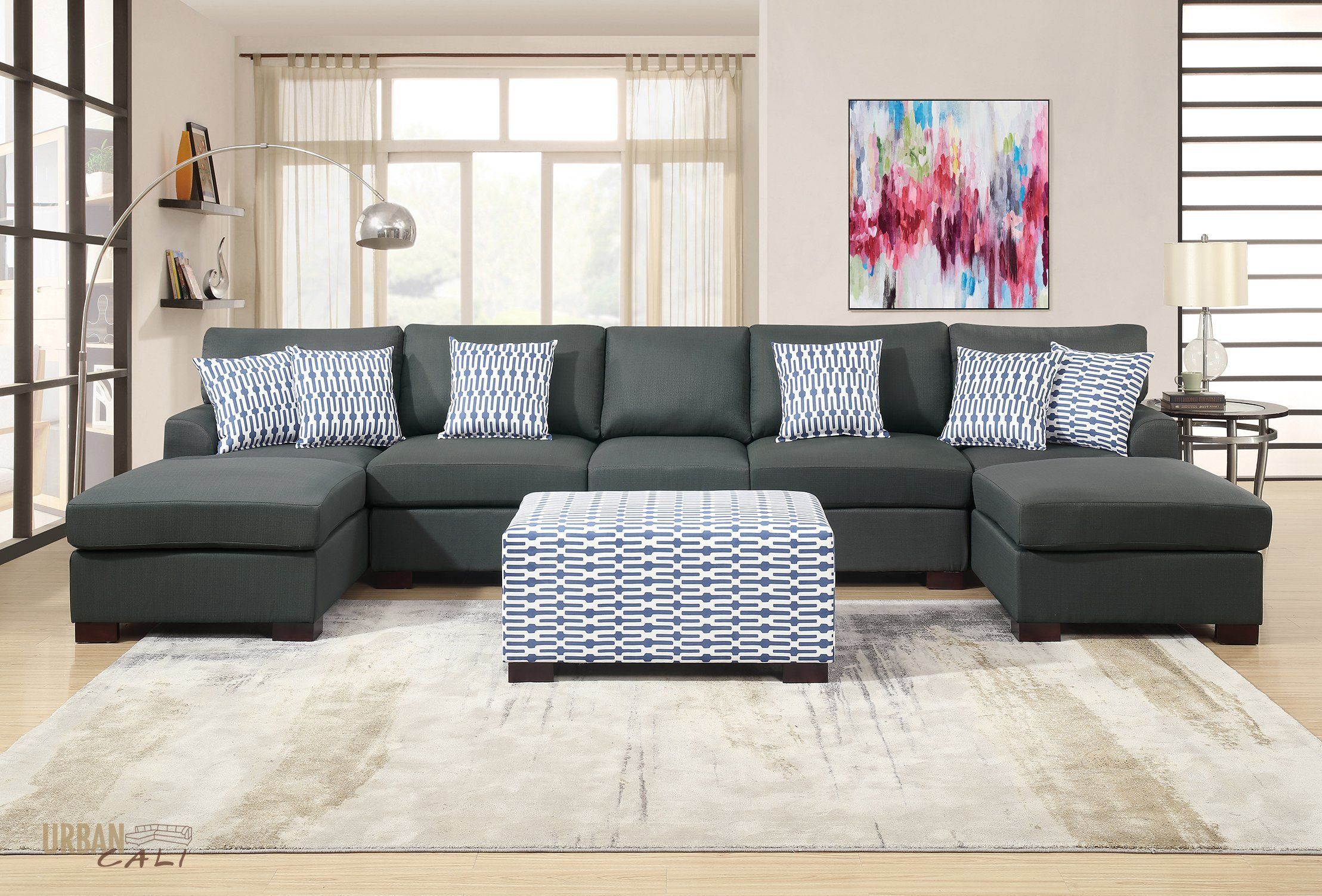 Large U Shaped Sectional Sofas – Sheungjoysam Regarding Modern U Shape Sectional Sofas In Gray (View 15 of 20)