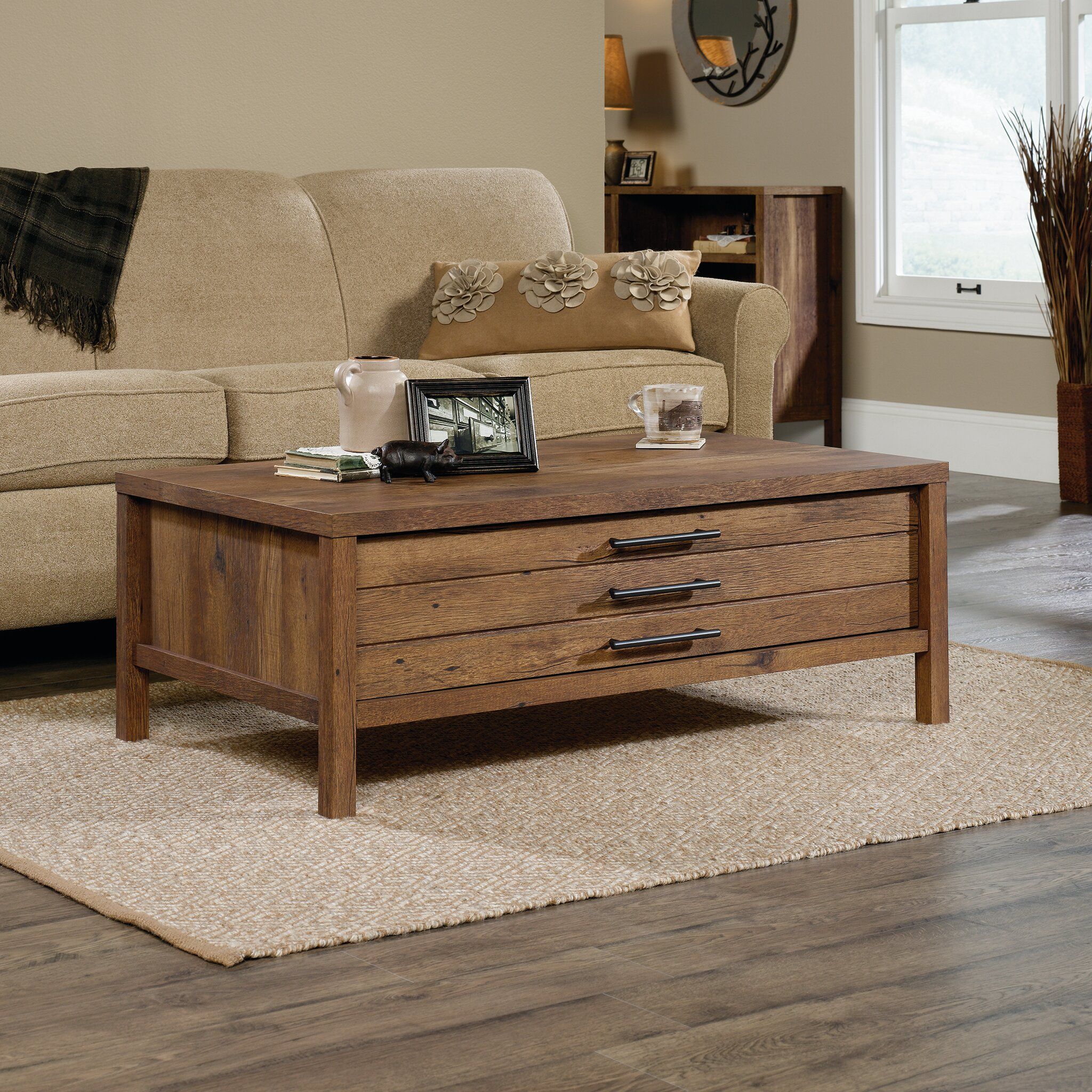 Laurel Foundry Modern Farmhouse Odile Coffee Table & Reviews | Wayfair Intended For Modern Farmhouse Coffee Table Sets (View 11 of 20)