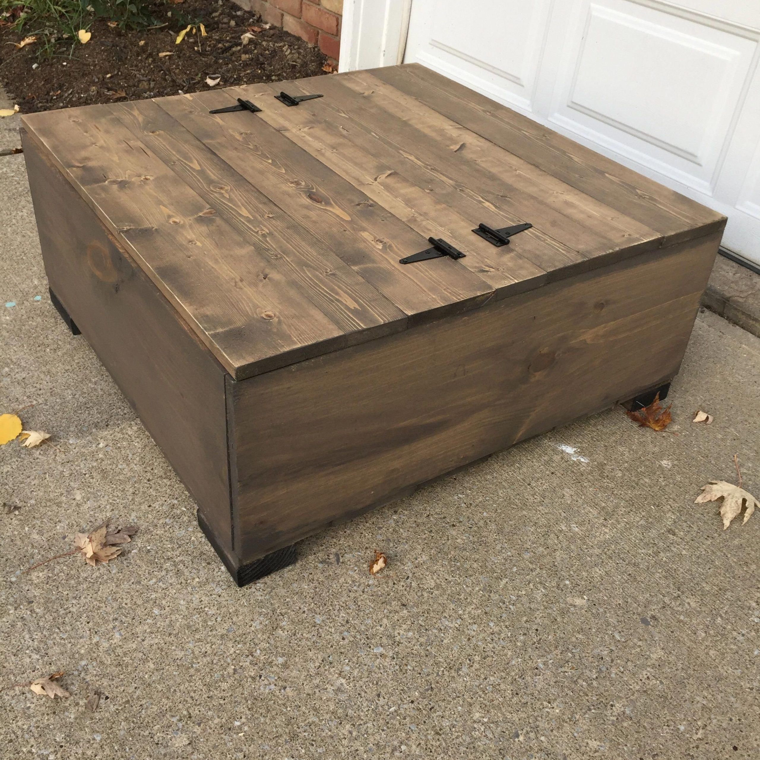 Learn How To Build This Rolling Storage Coffee Table In This How To Inside Outdoor Coffee Tables With Storage (View 13 of 20)