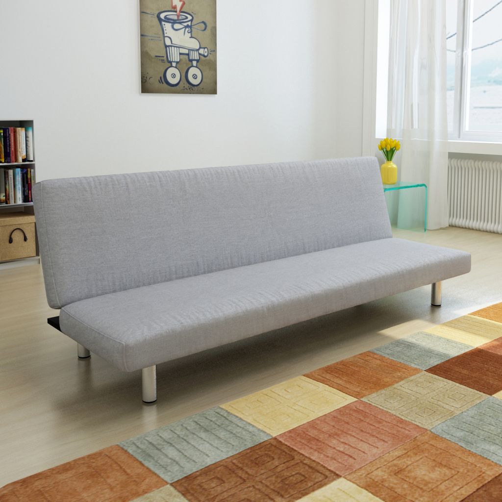 Light Gray Convertible Sofa Bed Intended For Convertible Light Gray Chair Beds (View 13 of 20)